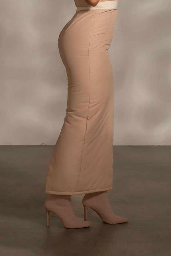 JLUXLABEL Beige Addyson Skirt Set