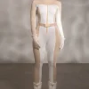 JLUXLABEL Beige Arctic Rush Ski Suit