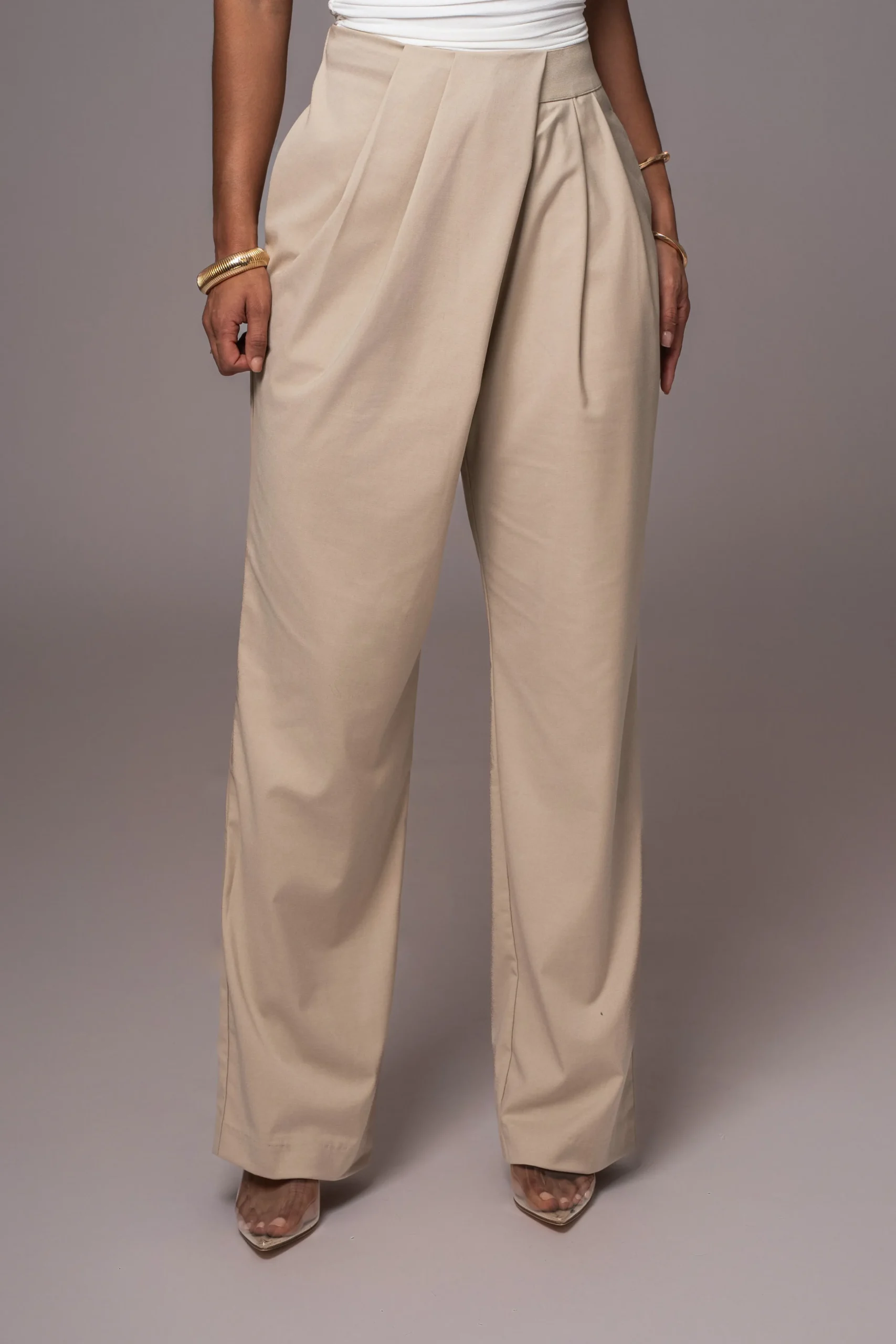 beige_asymmetrical_draped_1.webp JLUXLABEL Beige Asymmetrical Draped Trousers