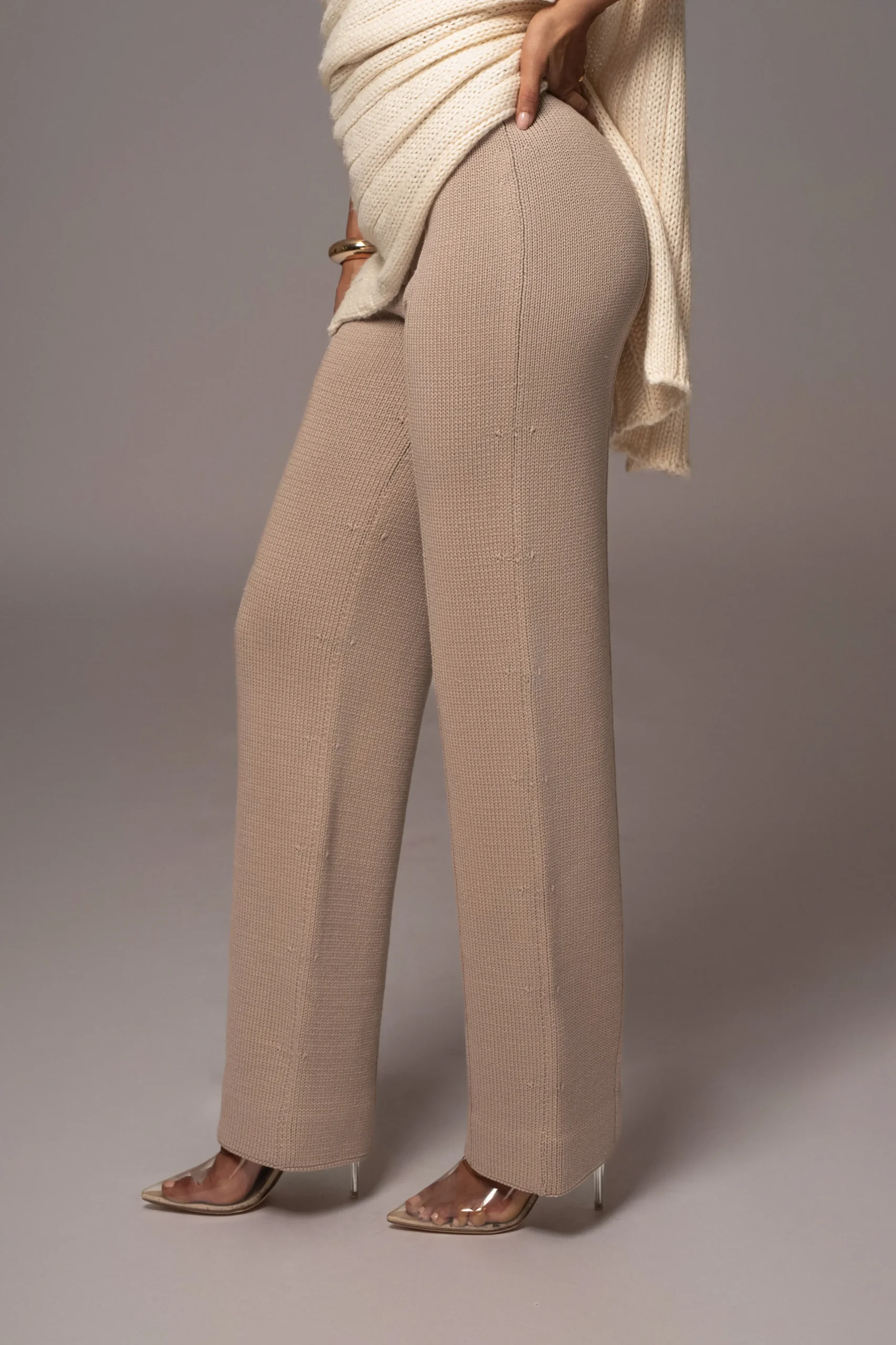 beige_back_in_business_kn_5.webp JLUXLABEL Beige Back In Business Knit Trousers