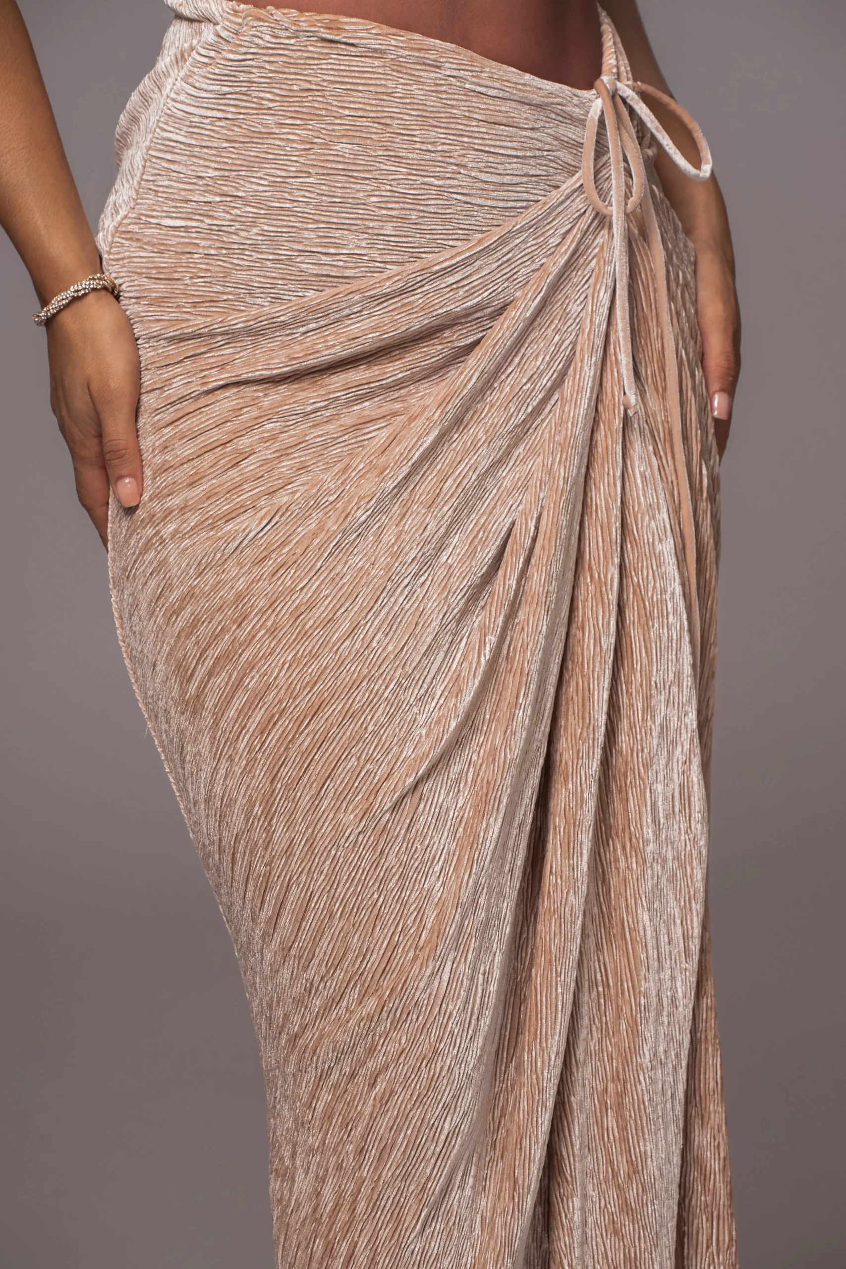 beige_chosen_one_velvet_s_3.webp JLUXLABEL Beige Chosen One Velvet Skirt Set