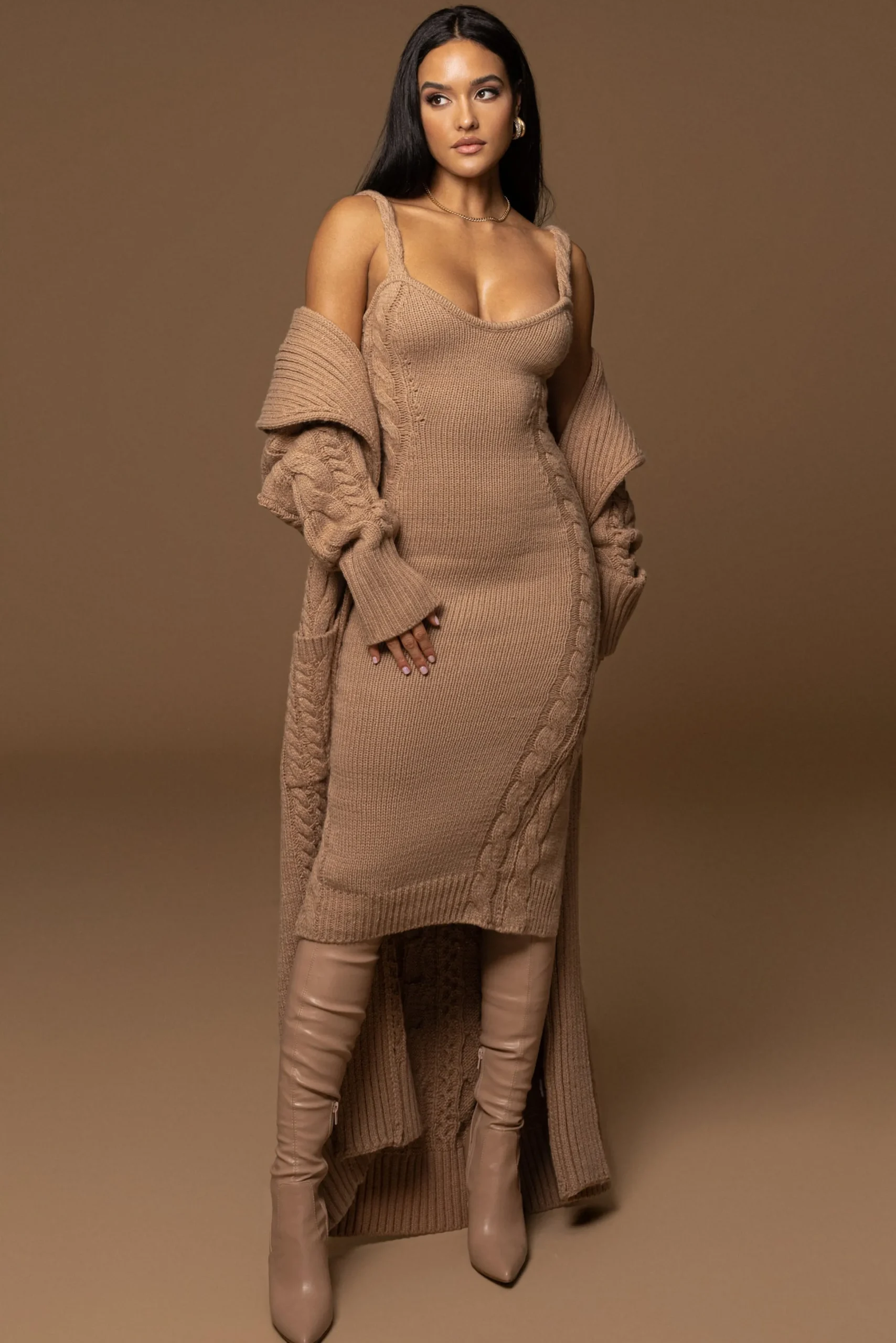 beige_daria_sweater_knit__4.webp JLUXLABEL Beige Daria Sweater Knit Dress