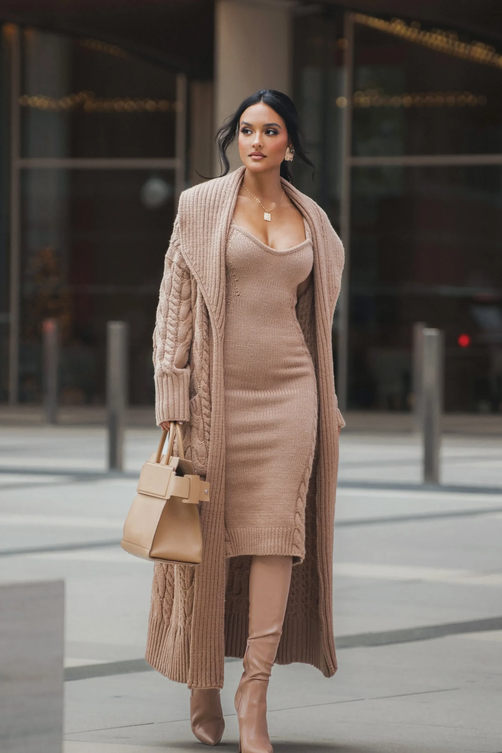 beige_daria_sweater_knit__7.webp JLUXLABEL Beige Daria Sweater Knit Dress
