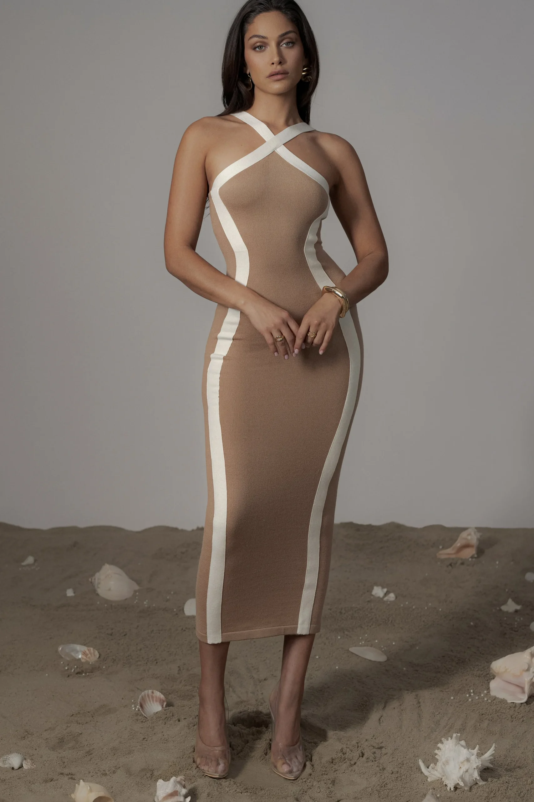 beige_fabiola_contrast_ma_4.webp JLUXLABEL Beige Fabiola Contrast Maxi Dress