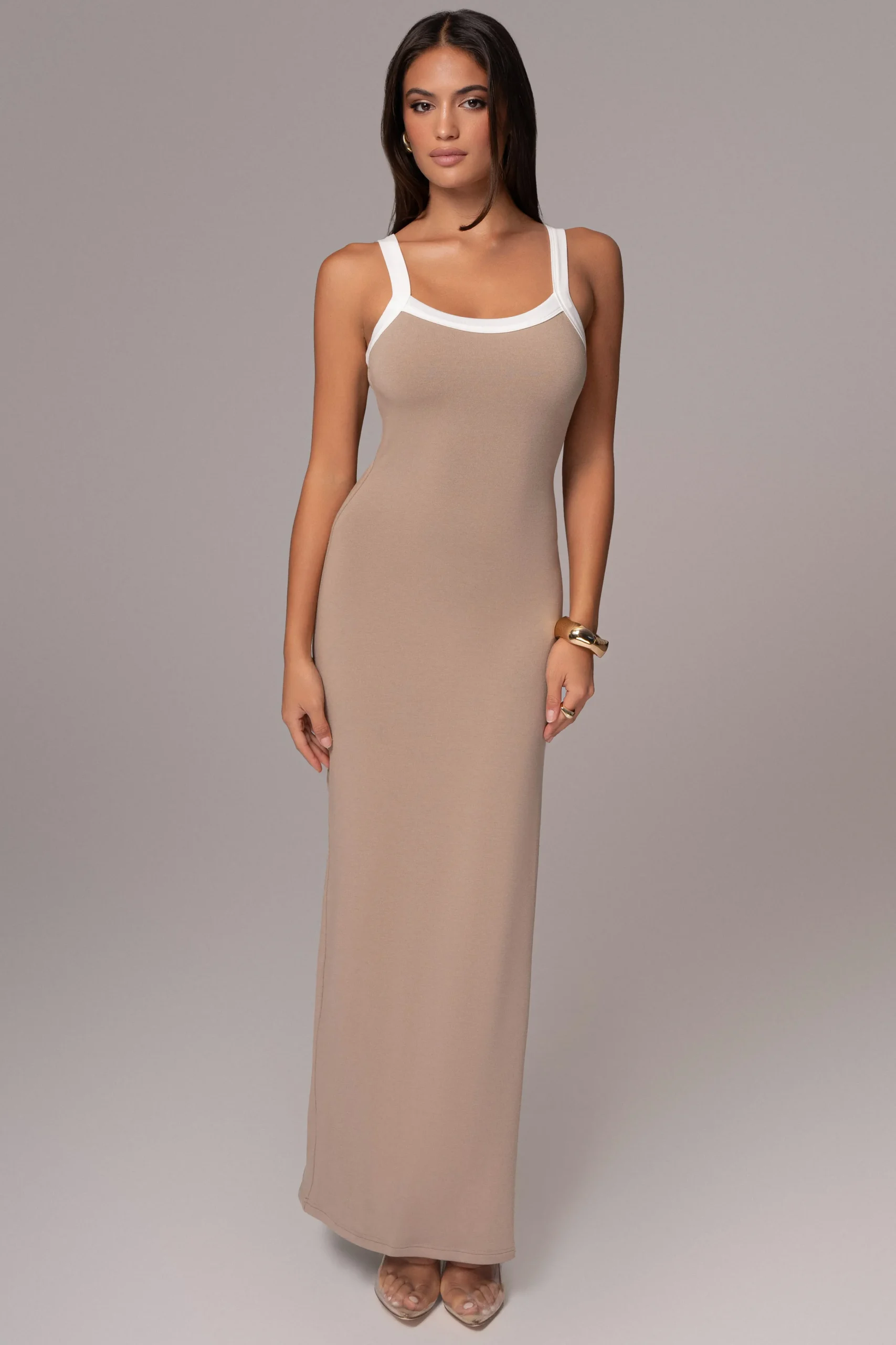 beige_francesca_contrast__3.webp JLUXLABEL Beige Francesca Contrast Maxi Dress
