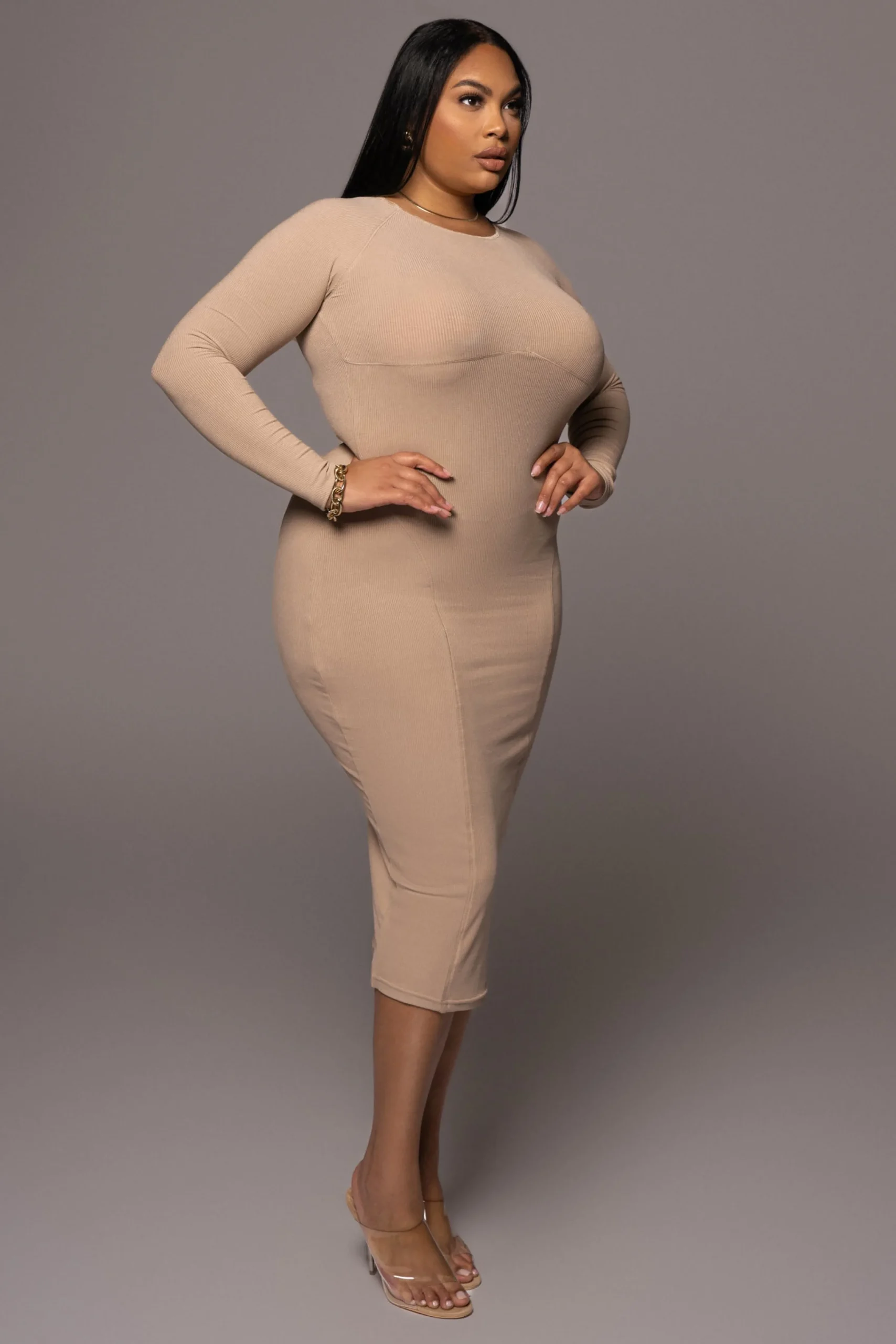 beige_high_expectations_m_8.webp JLUXLABEL Beige High Expectations Midi Dress