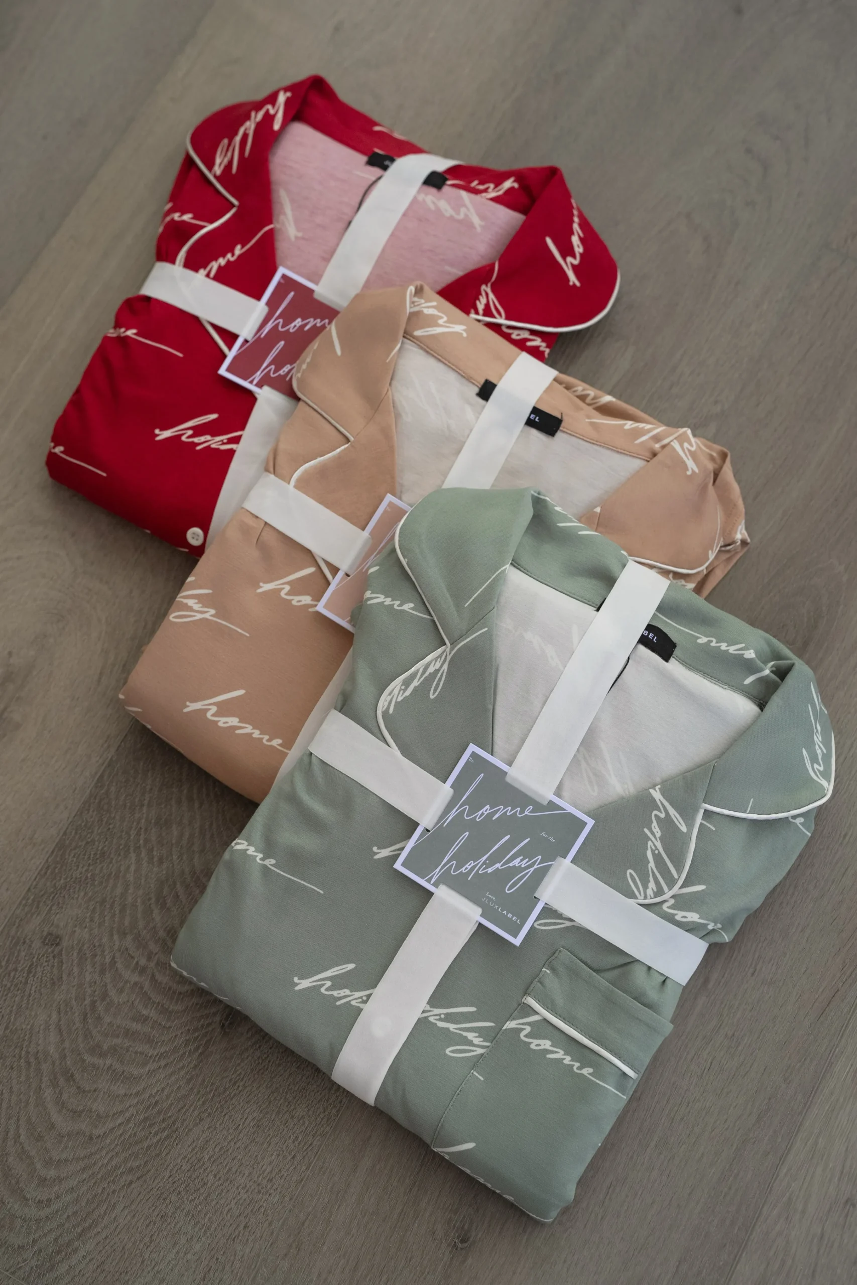 beige_home_for_the_holida_3.webp JLUXLABEL Beige Home For The Holidays Adult Pajama Set