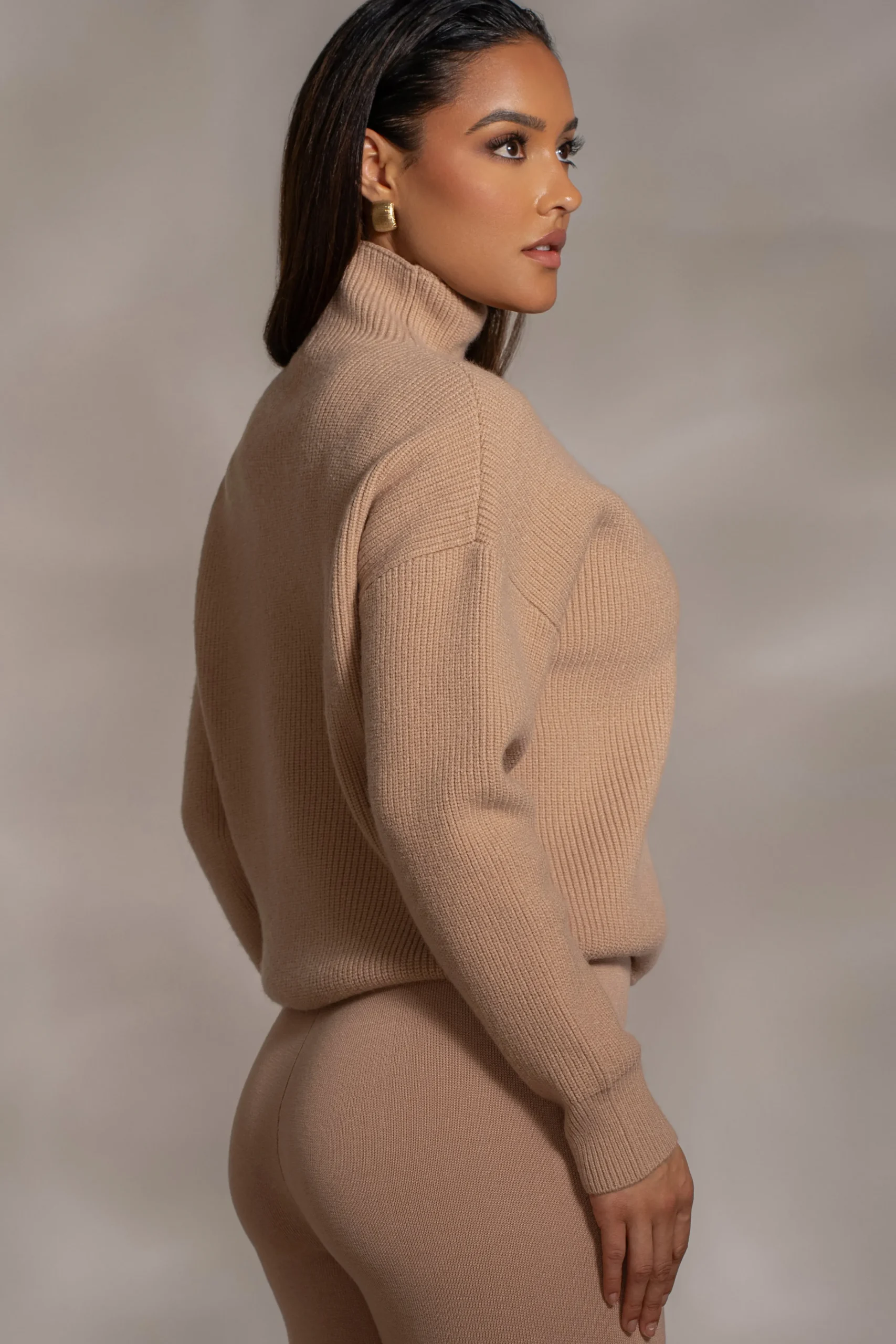 beige_jenni_turtleneck_sw_8.webp JLUXLABEL Beige Jenni Turtleneck Sweater Top