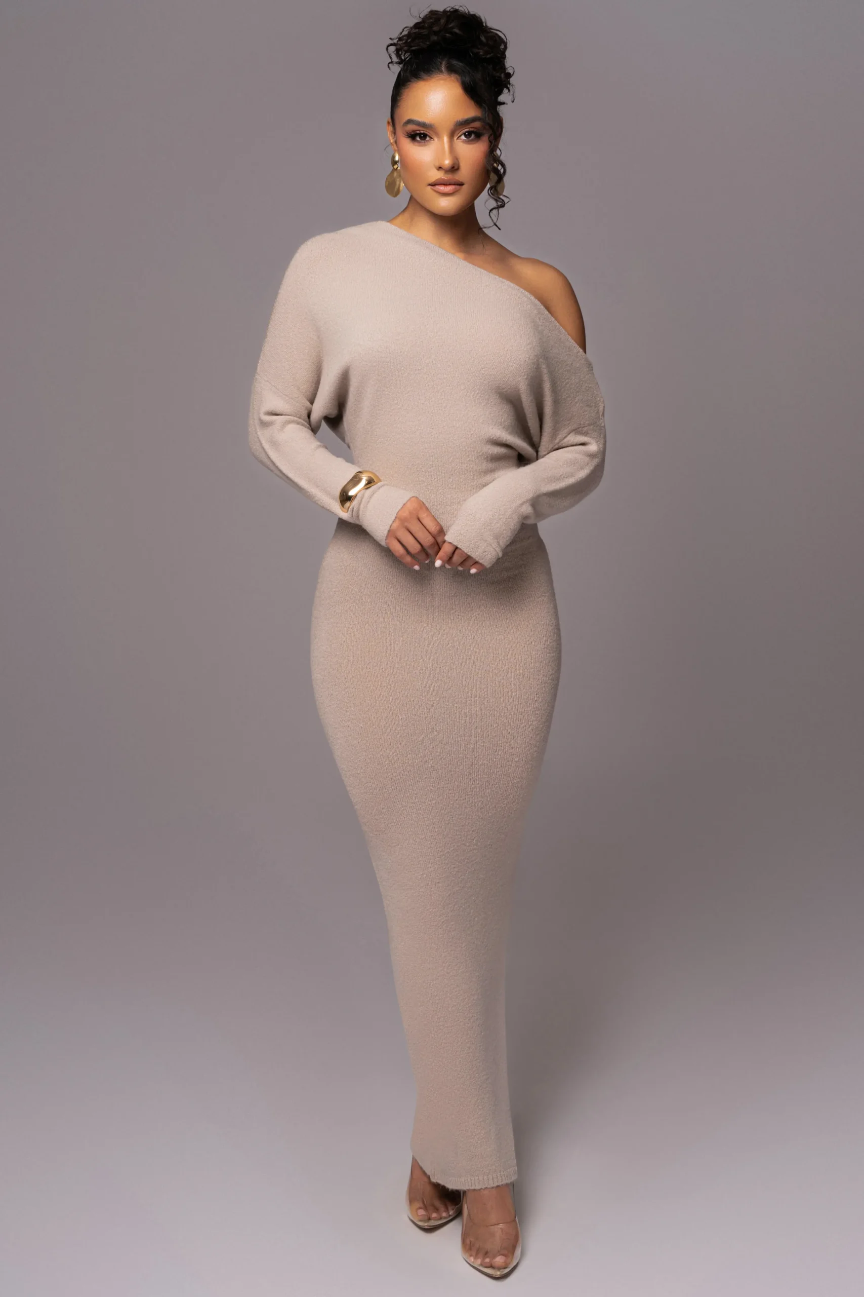 beige_maddux_asymmetrical_3.webp JLUXLABEL Beige Maddux Asymmetrical Maxi Dress