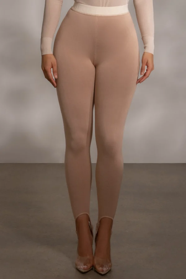 JLUXLABEL Beige Marlow Leggings