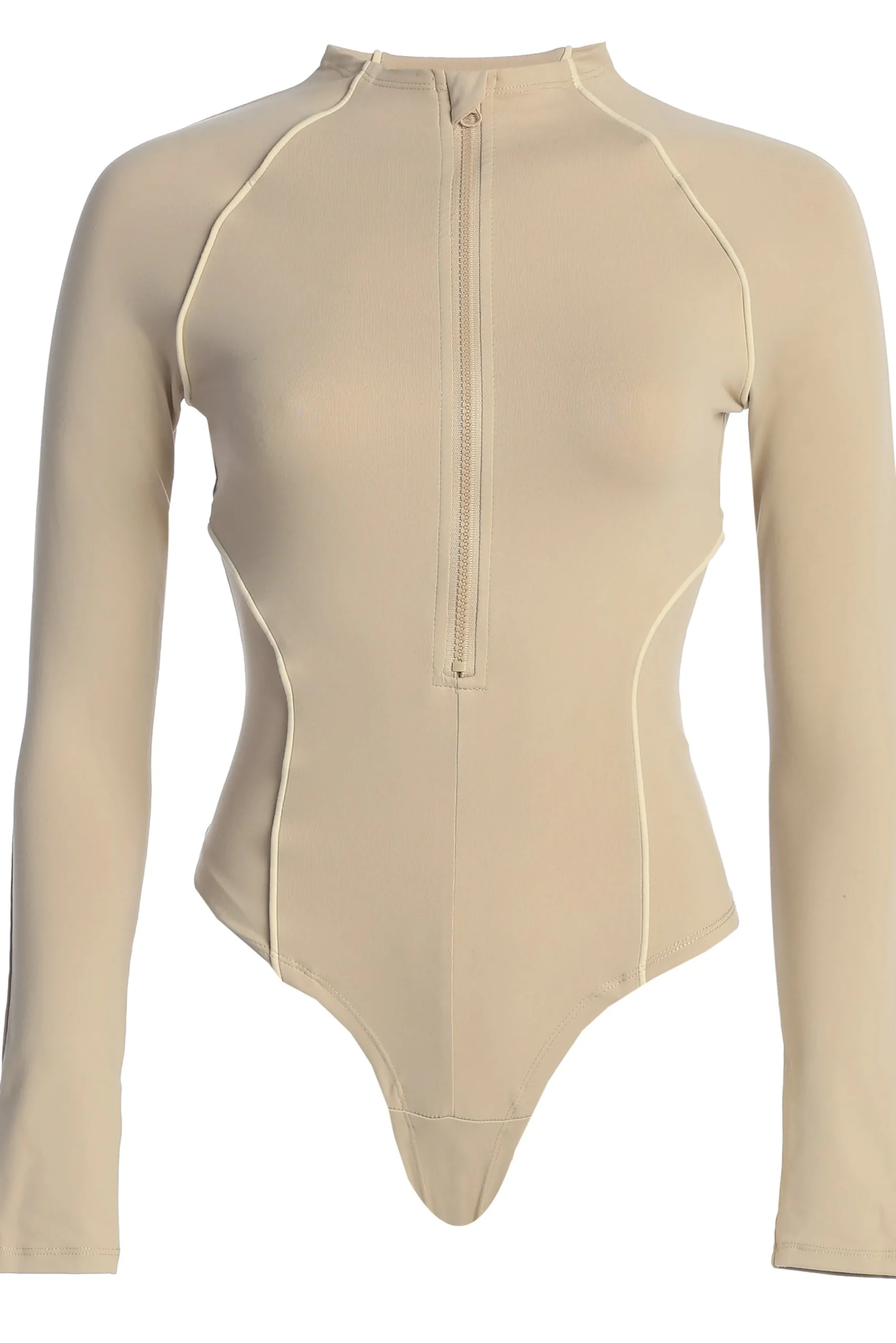beige_rise_up_zip_front_b_2.webp JLUXLABEL Beige Rise Up Zip Front Bodysuit