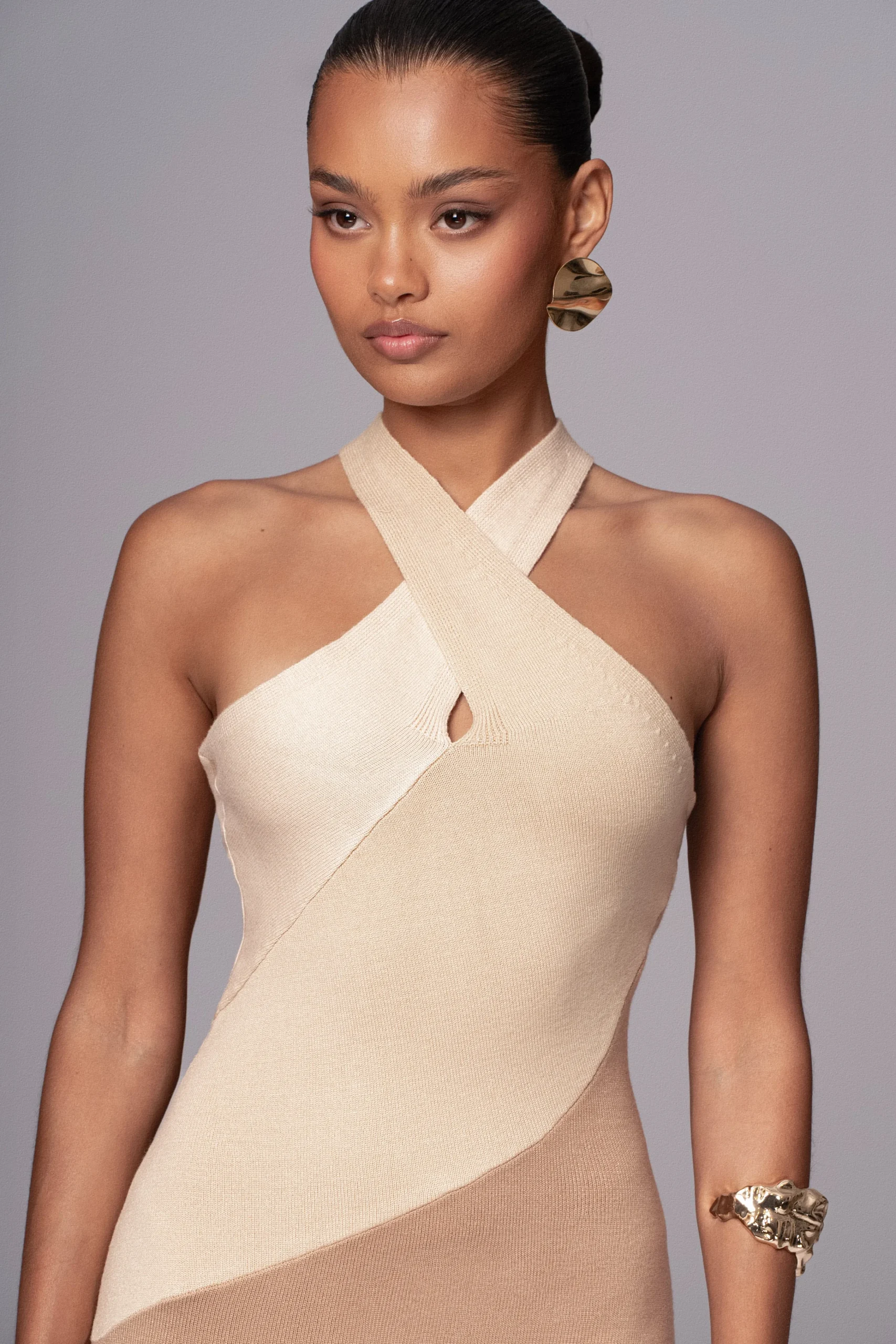 beige_steph_halter_maxi_d_1.webp JLUXLABEL Beige Steph Halter Maxi Dress