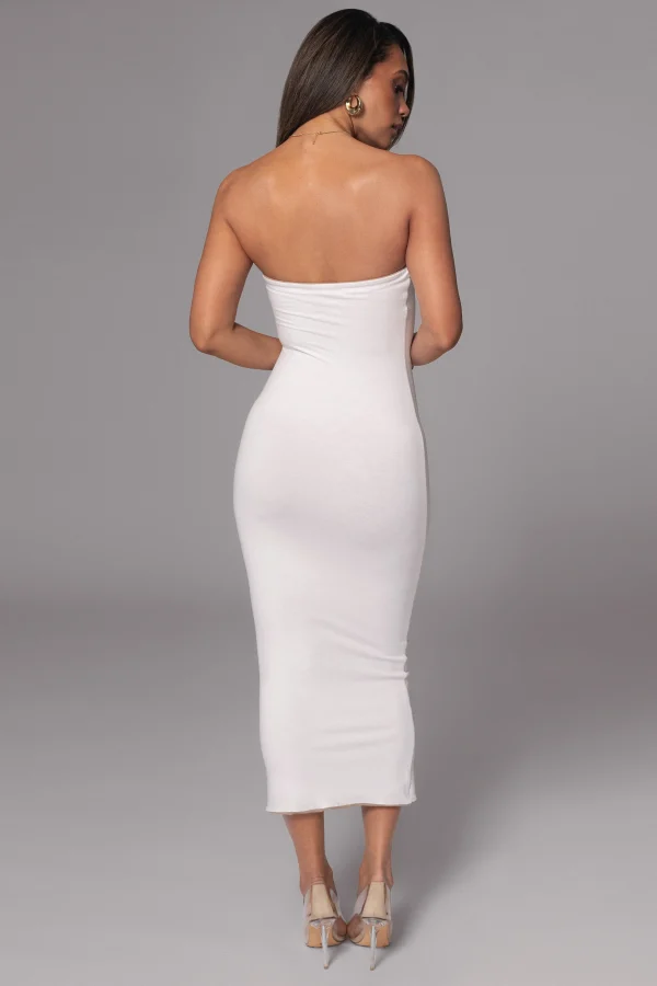 JLUXLABEL Beige/Ivory Shelley Reversible Maxi Dress