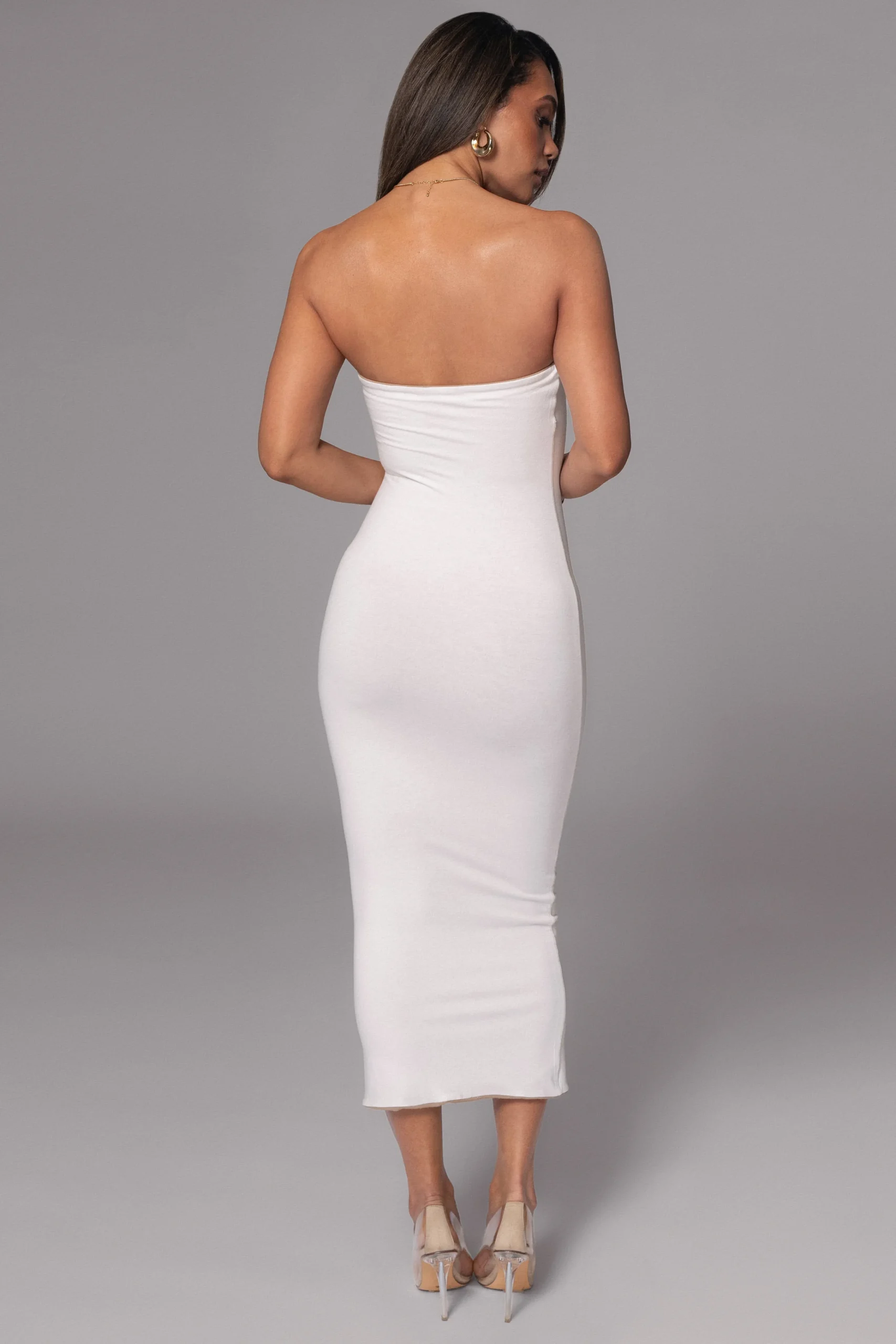 beigeivory_shelley_revers_10.webp JLUXLABEL Beige/Ivory Shelley Reversible Maxi Dress