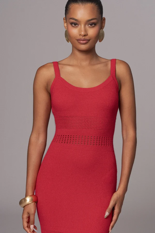 JLUXLABEL Berry Palm Springs Knit Maxi Dress