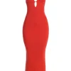 JLUXLABEL Berry Sun Rays Knit Maxi Dress