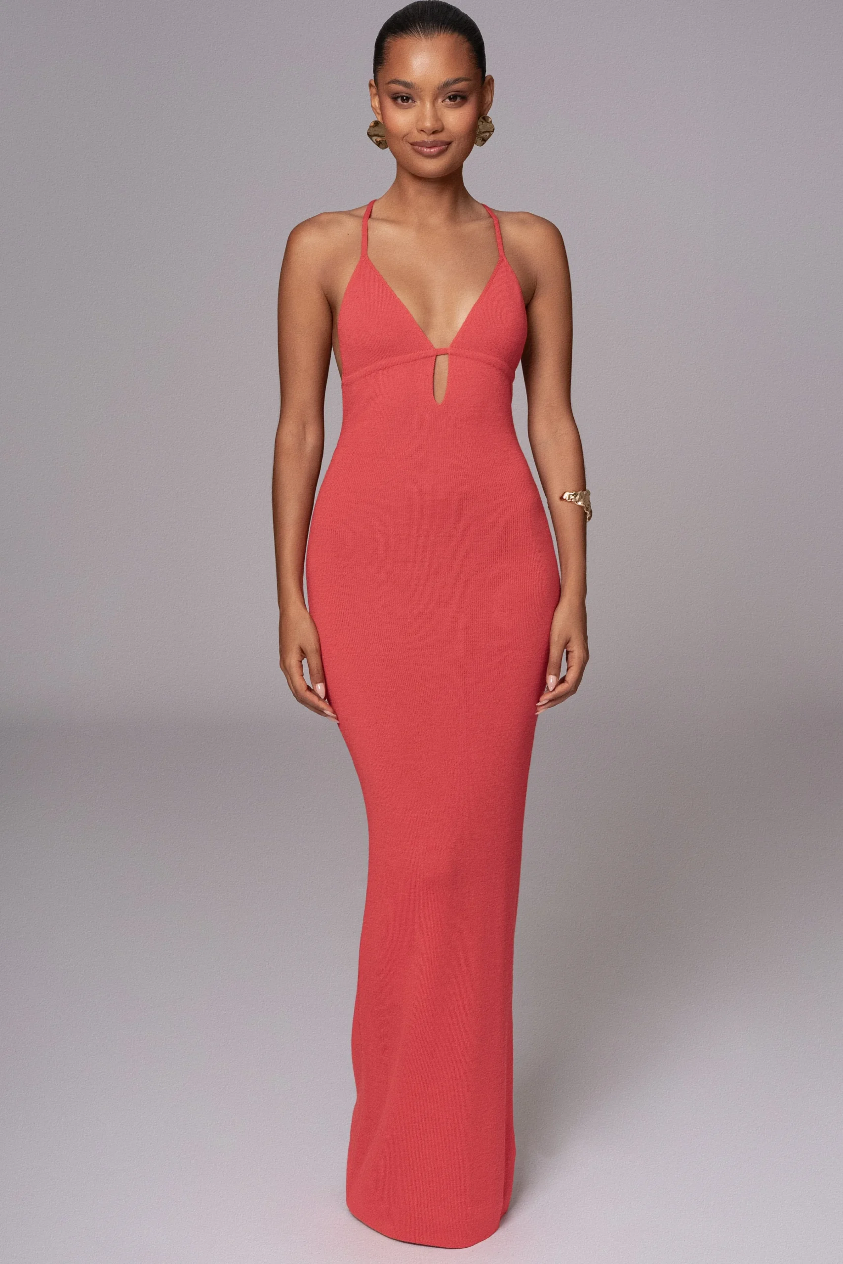 berry_sun_rays_knit_maxi__3.webp JLUXLABEL Berry Sun Rays Knit Maxi Dress
