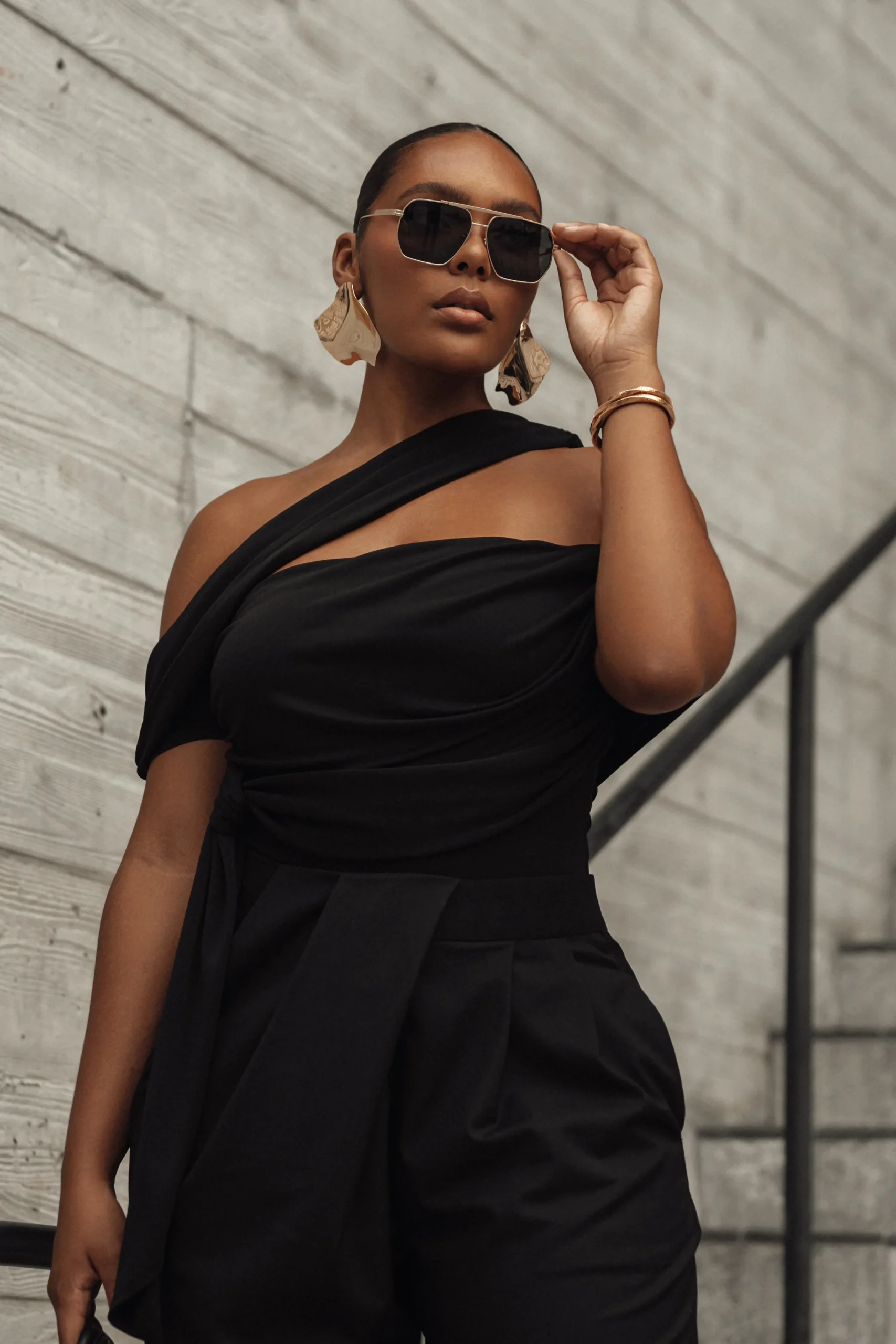 black_above_all_drape_bod_9.webp JLUXLABEL Black Above All Drape Bodysuit
