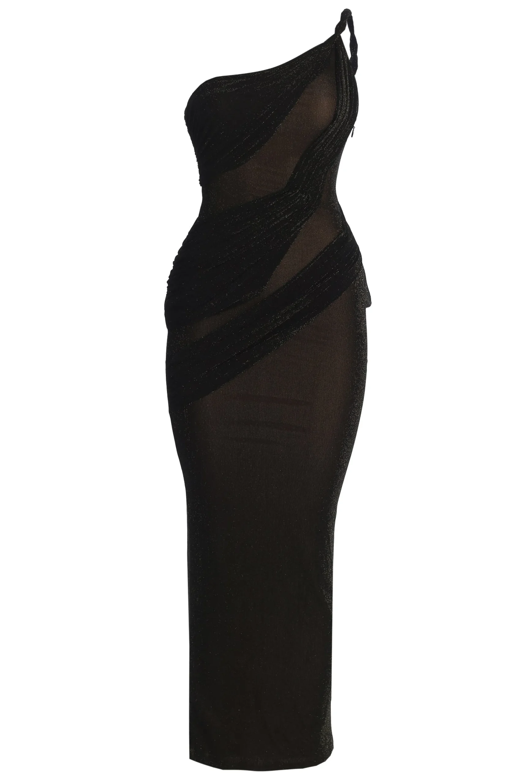 black_alari_one_shoulder__1.webp JLUXLABEL Black Alari One Shoulder Maxi Dress