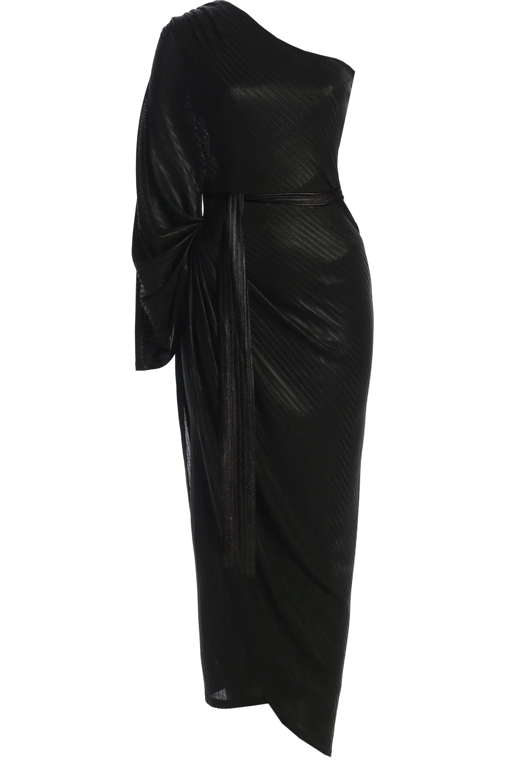 black_amina_metallic_maxi_1.webp JLUXLABEL Black Amina Metallic Maxi Dress