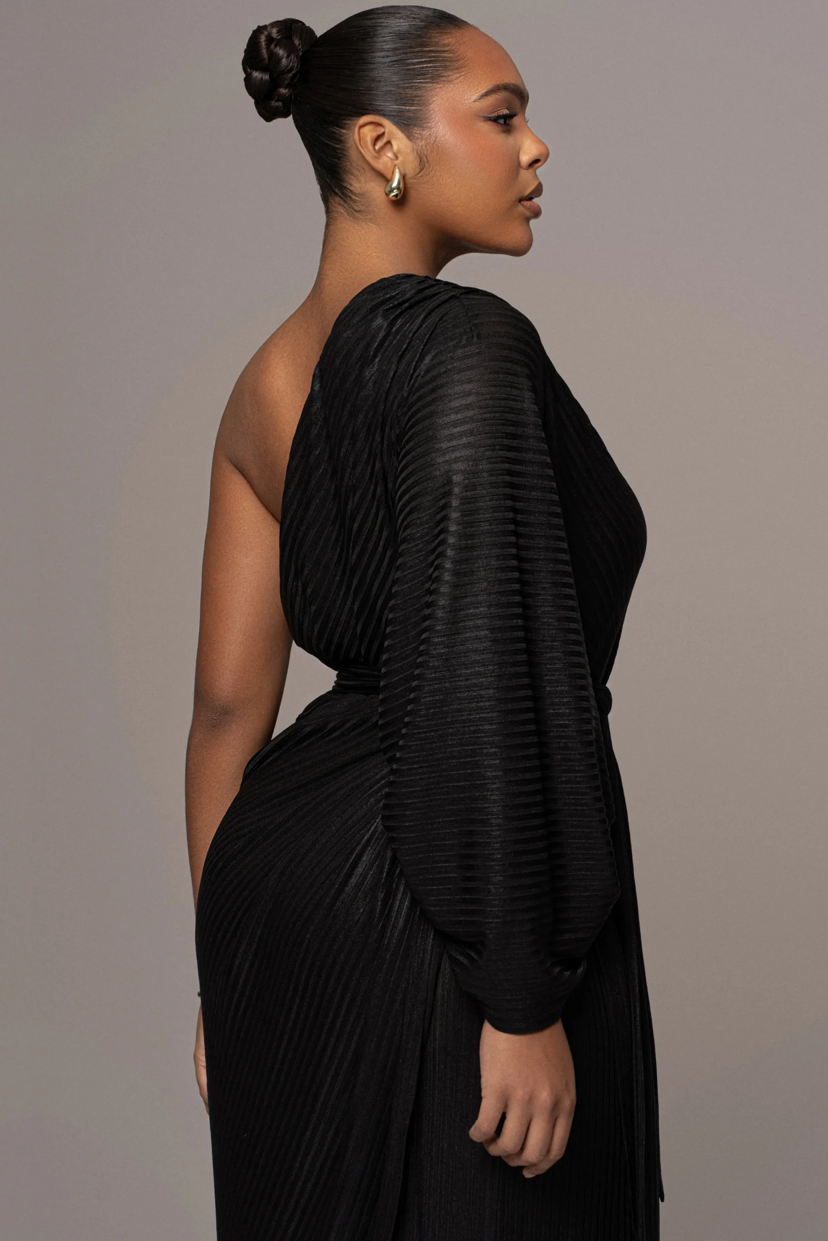 black_amina_metallic_maxi_7.webp JLUXLABEL Black Amina Metallic Maxi Dress