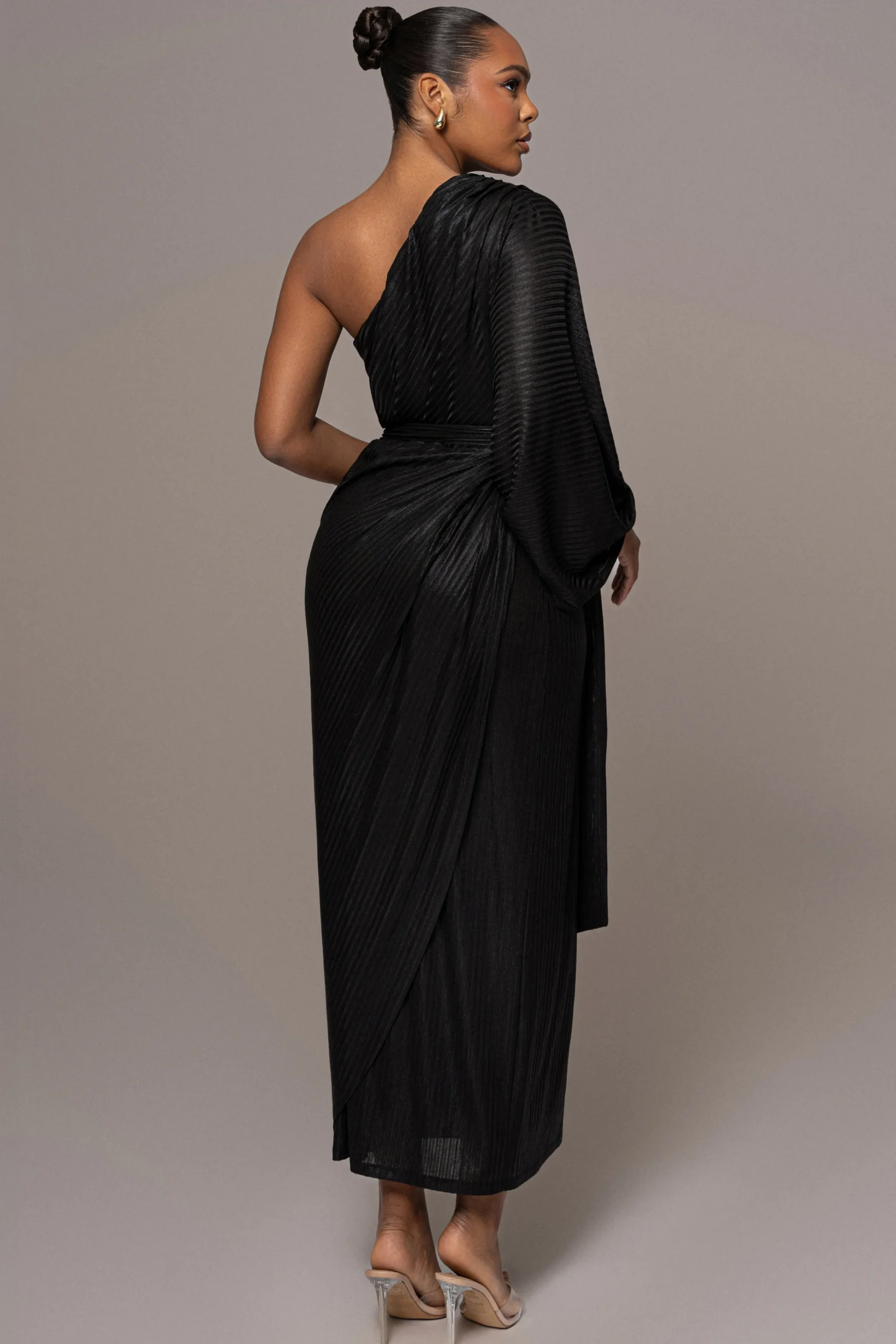 black_amina_metallic_maxi_8.webp JLUXLABEL Black Amina Metallic Maxi Dress