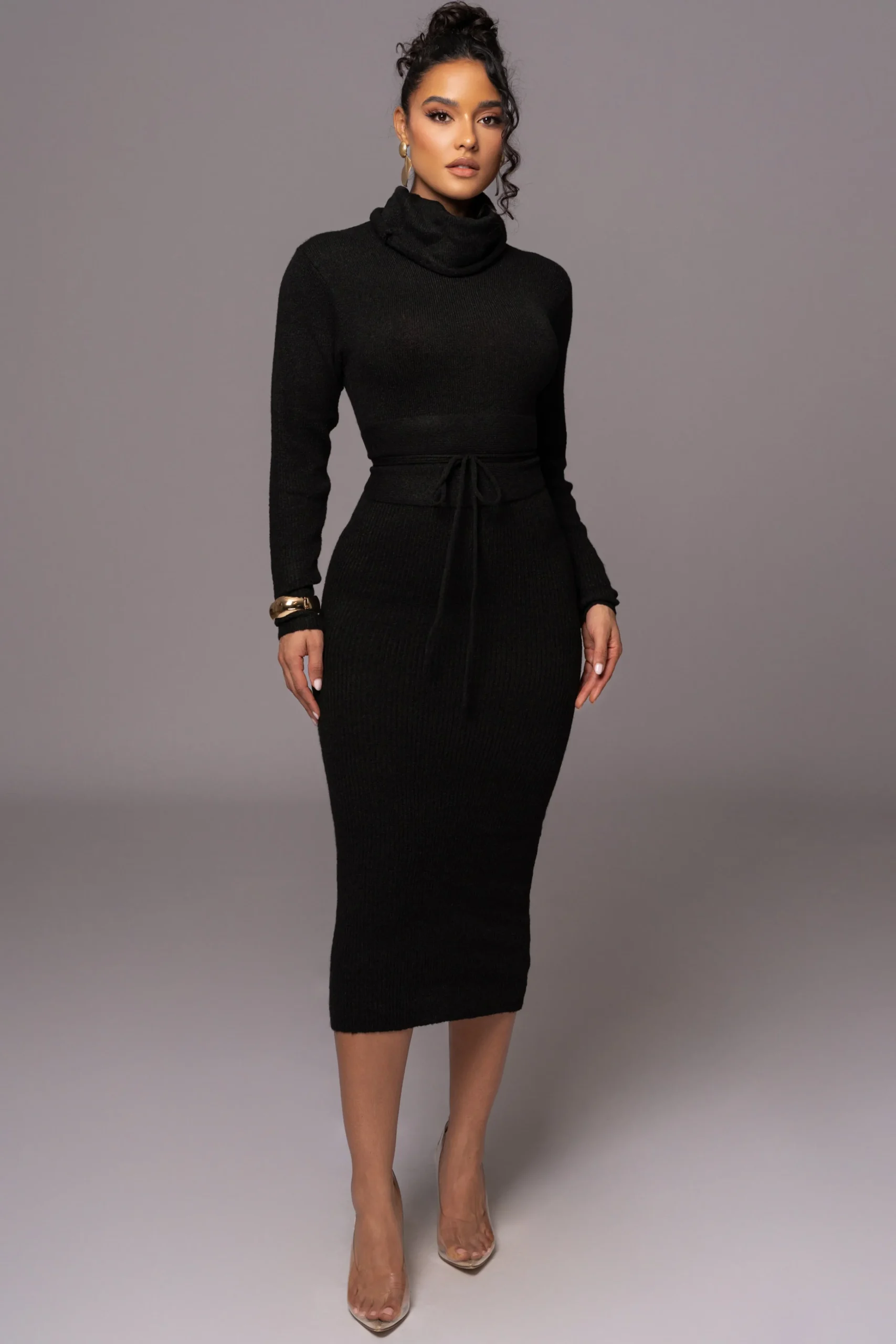 black_aubrey_turtleneck_s_0.webp JLUXLABEL Black Aubrey Turtleneck Sweater Dress