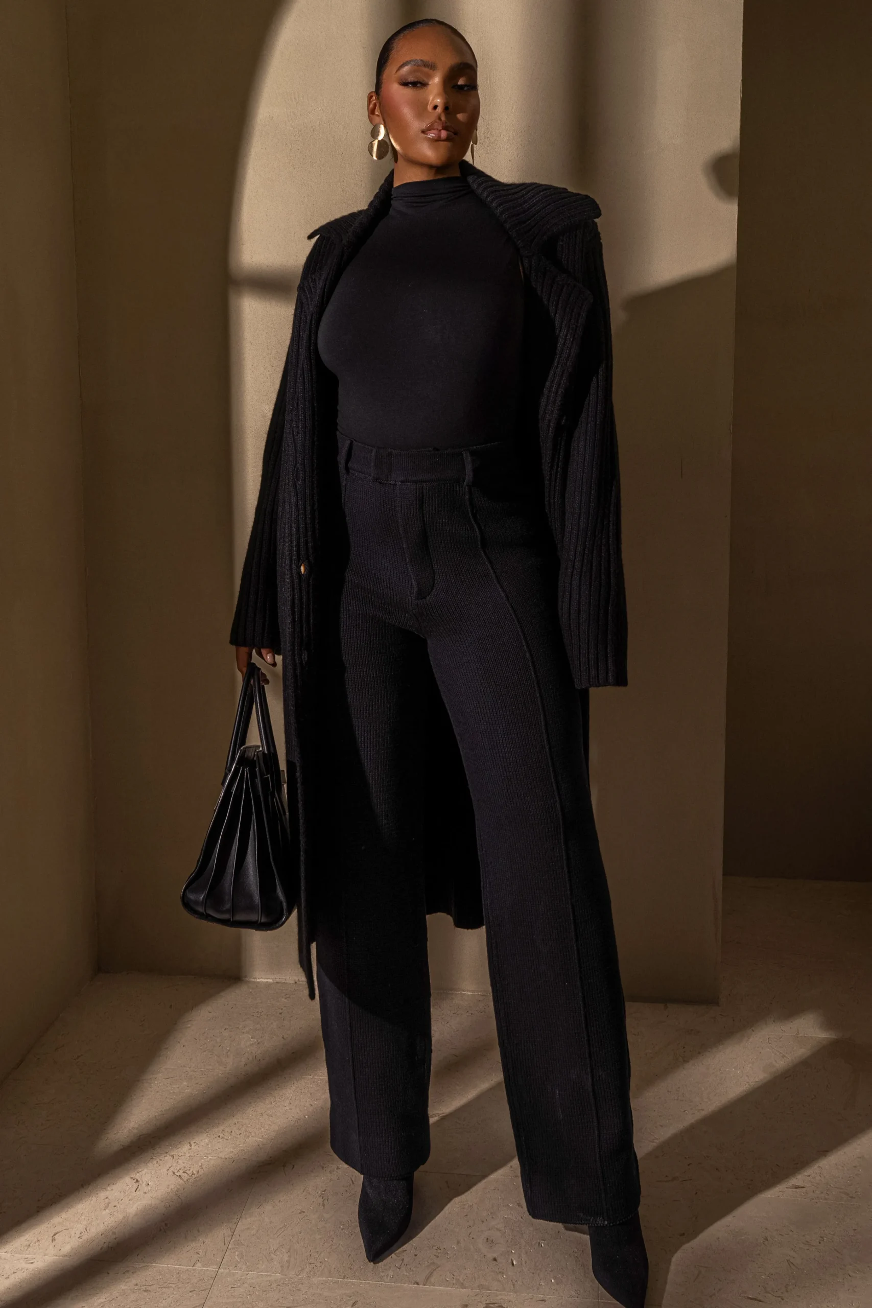 black_back_in_business_kn_0.webp JLUXLABEL Black Back In Business Knit Trousers