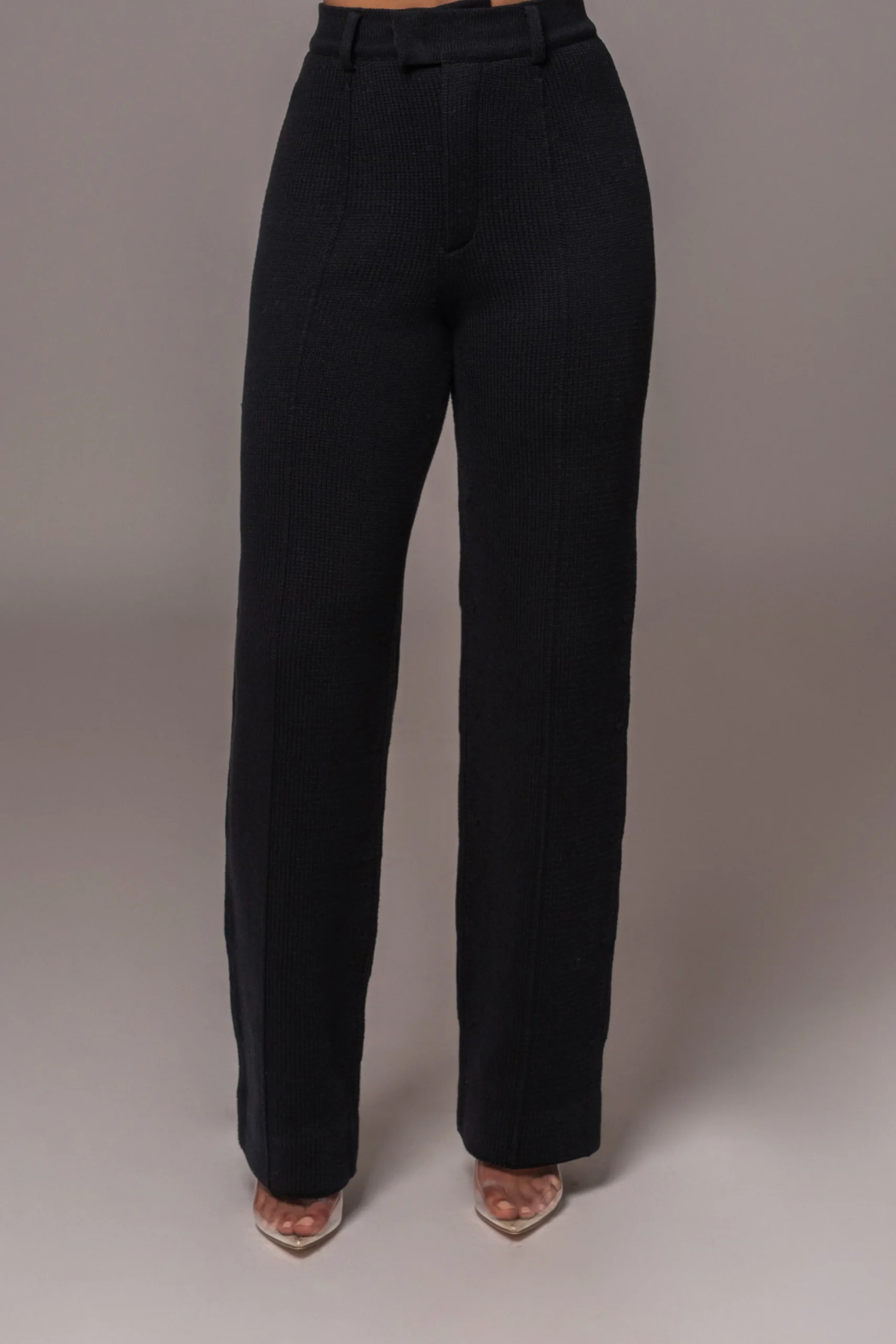 black_back_in_business_kn_1.webp JLUXLABEL Black Back In Business Knit Trousers