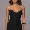 JLUXLABEL Black Beyond The Sea Linen Corset