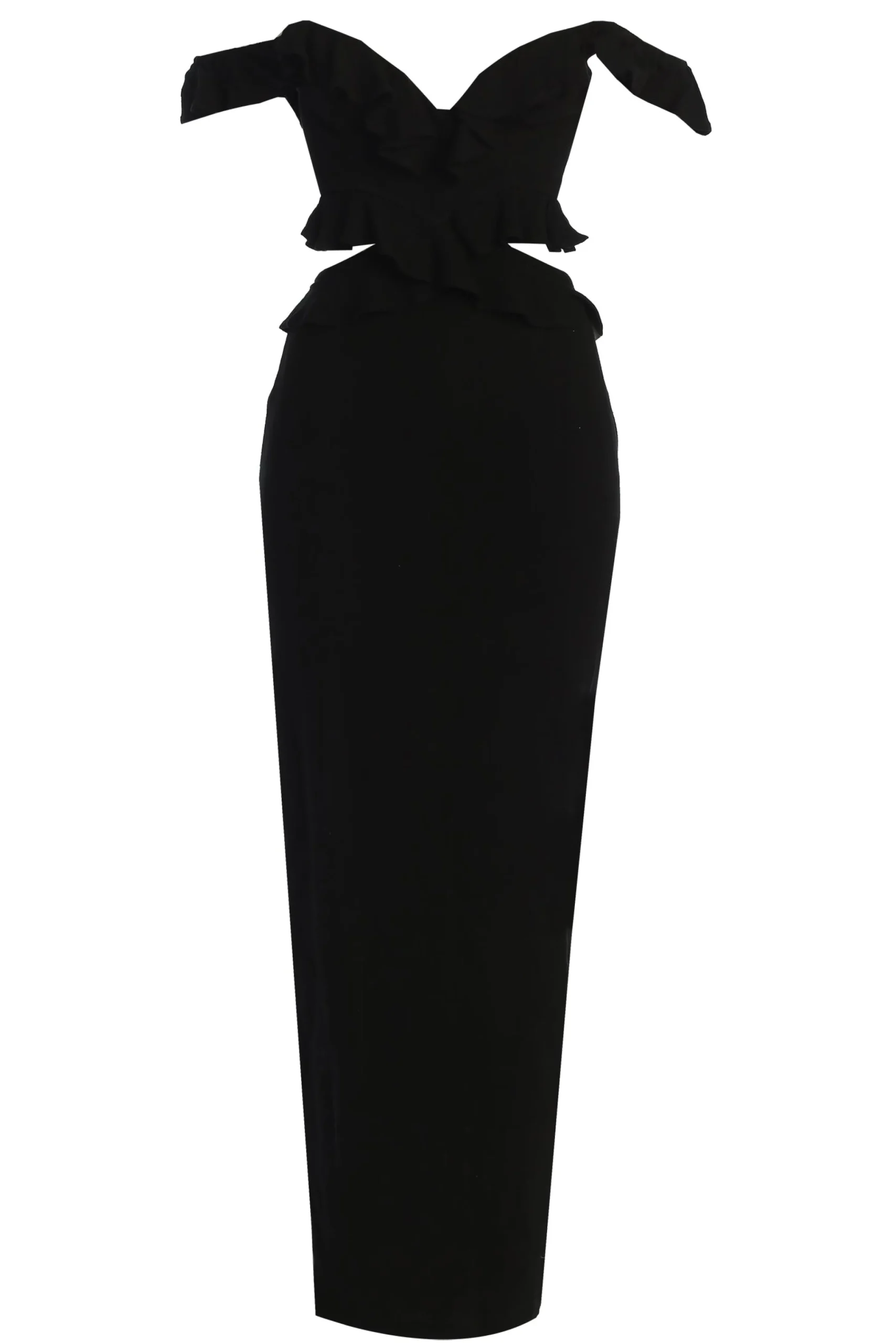 black_brighter_days_linen_2.webp JLUXLABEL Black Brighter Days Linen Maxi Dress