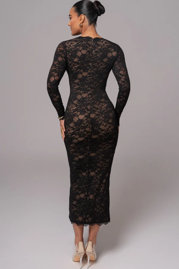 JLUXLABEL Black Canada Lace Maxi Dress