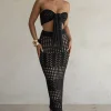 JLUXLABEL Black Caribbean Skies Skirt Set