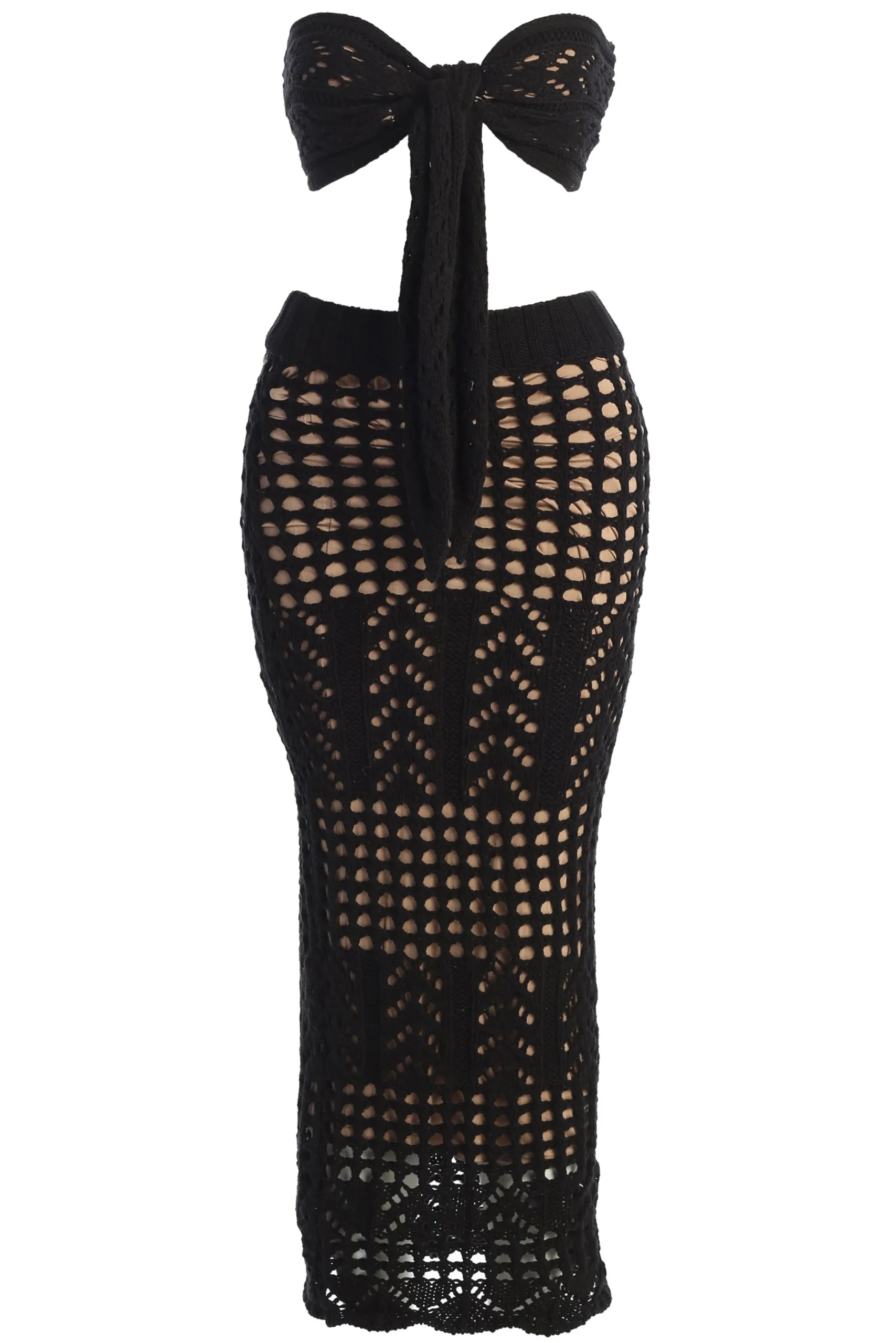 black_caribbean_skies_ski_1.webp JLUXLABEL Black Caribbean Skies Skirt Set