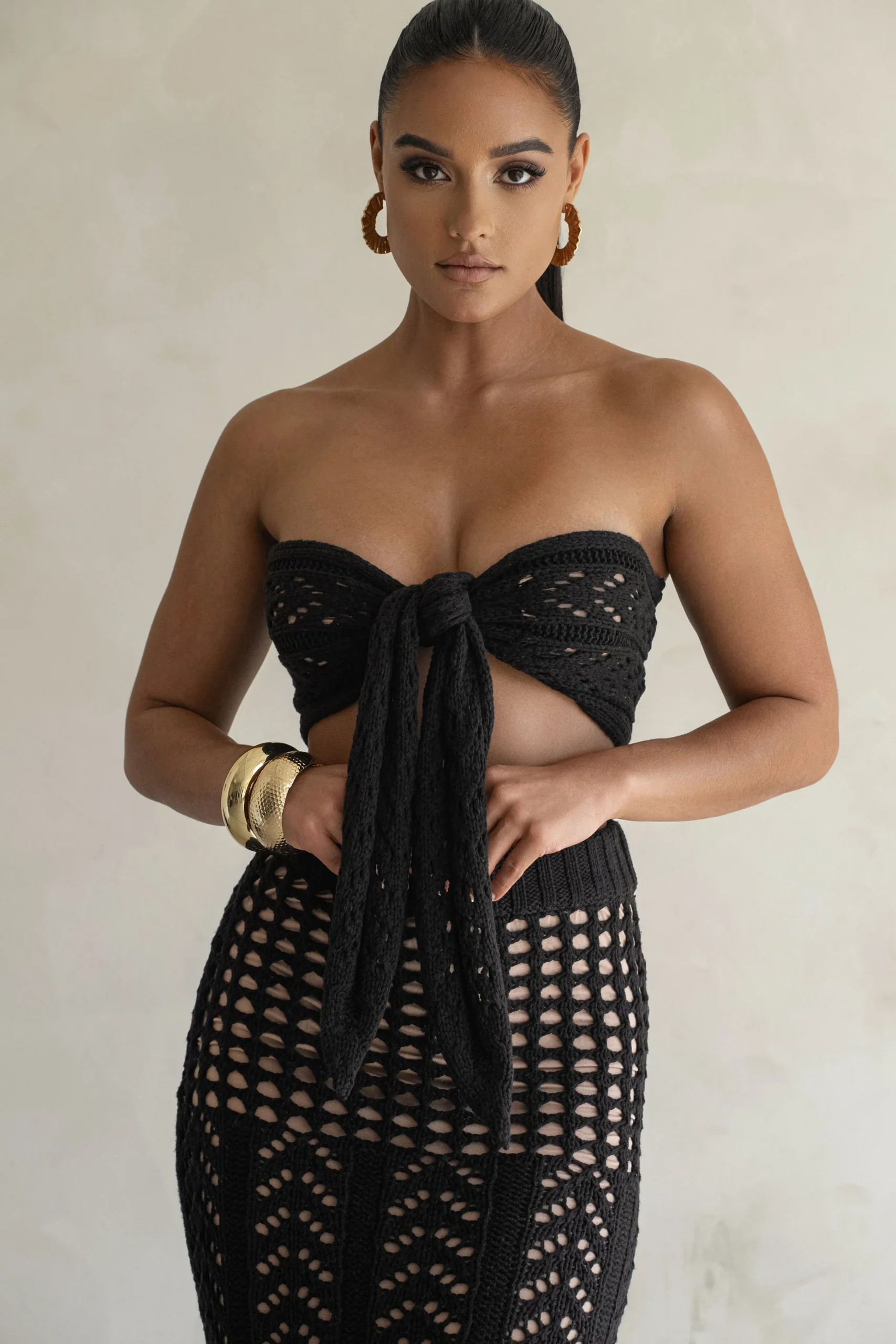 black_caribbean_skies_ski_2.webp JLUXLABEL Black Caribbean Skies Skirt Set