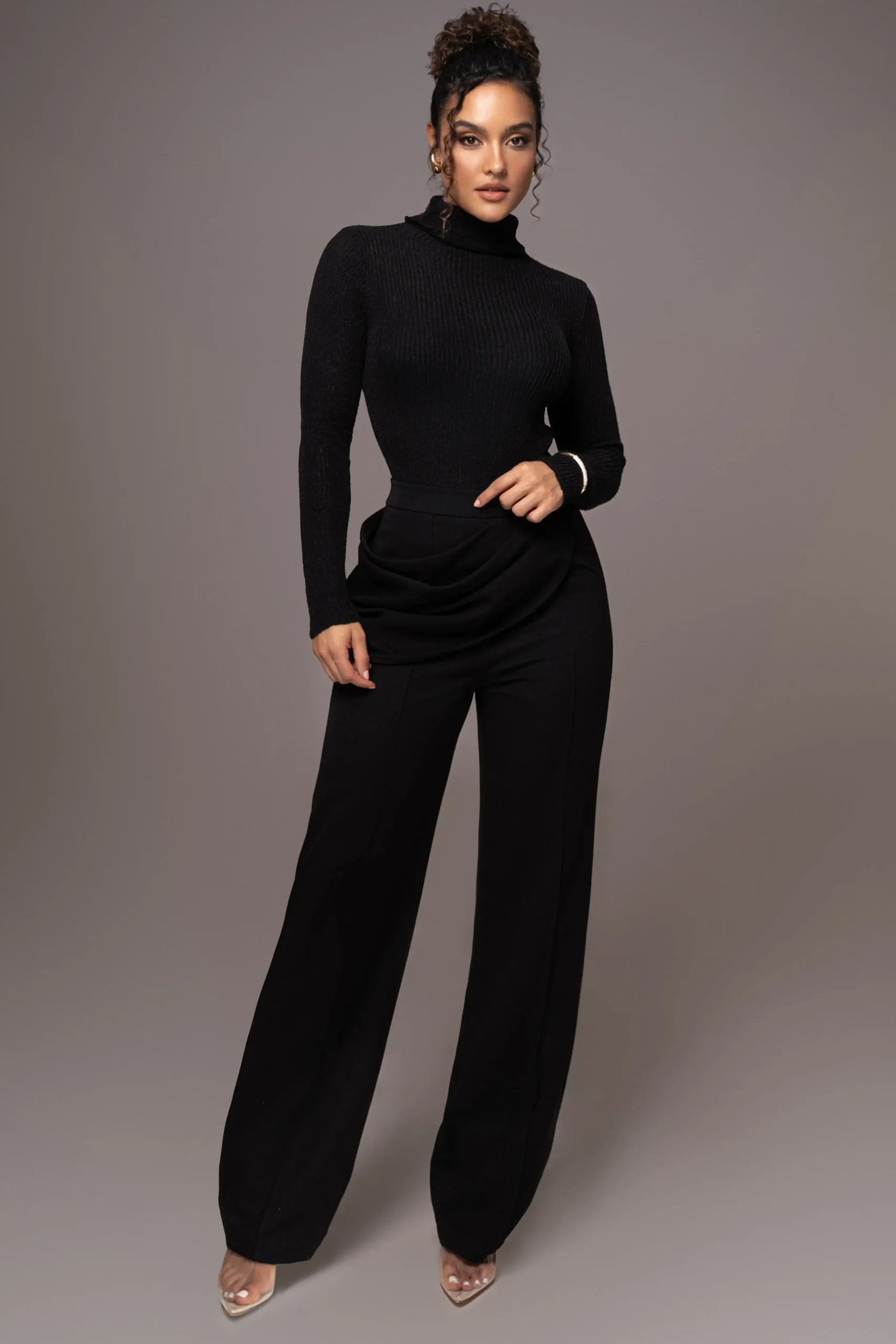 black_carli_turtle_neck_t_1.webp JLUXLABEL Black Carli Turtle Neck Top