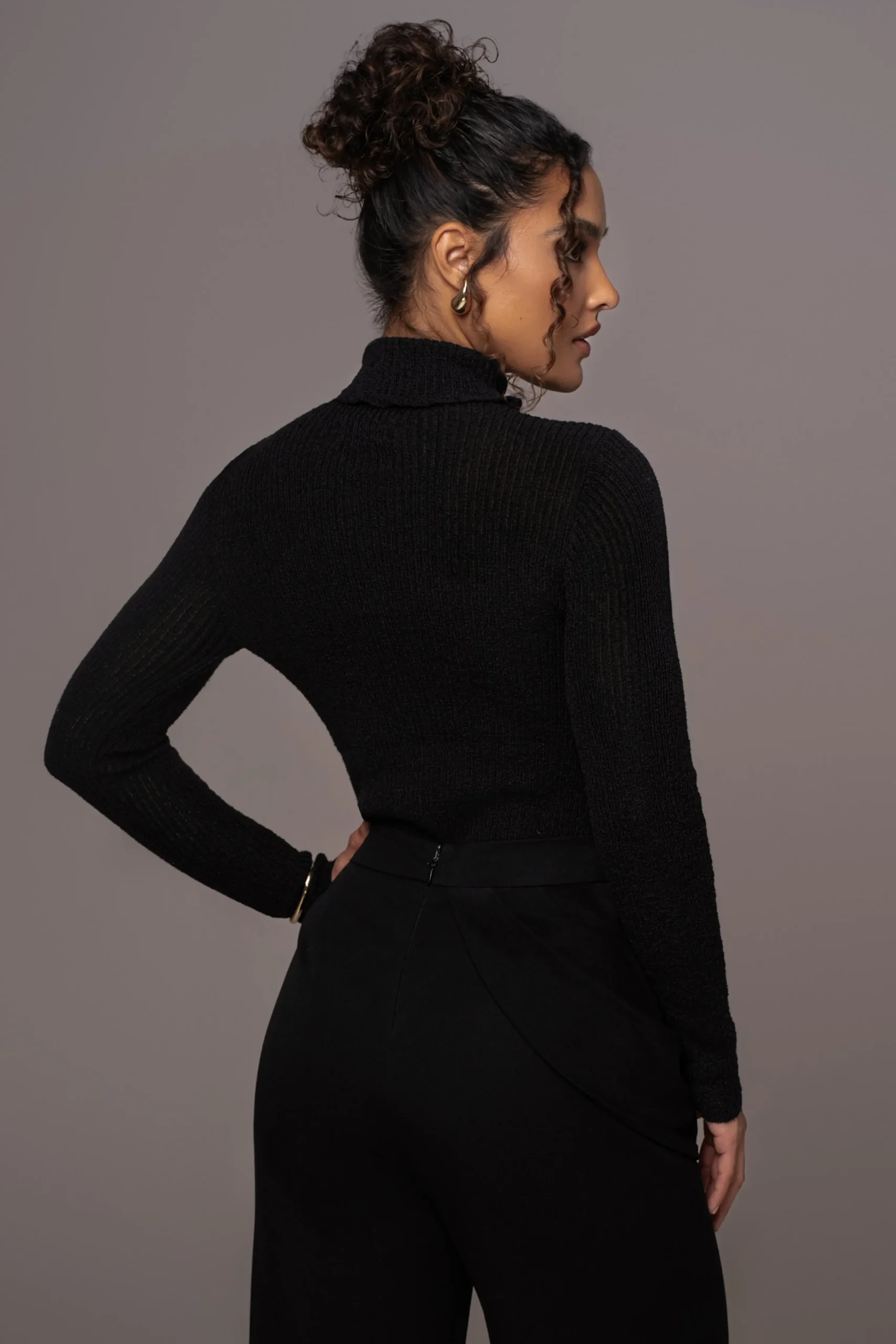black_carli_turtle_neck_t_3.webp JLUXLABEL Black Carli Turtle Neck Top