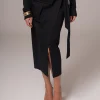 JLUXLABEL Black City Life Cargo Skirt