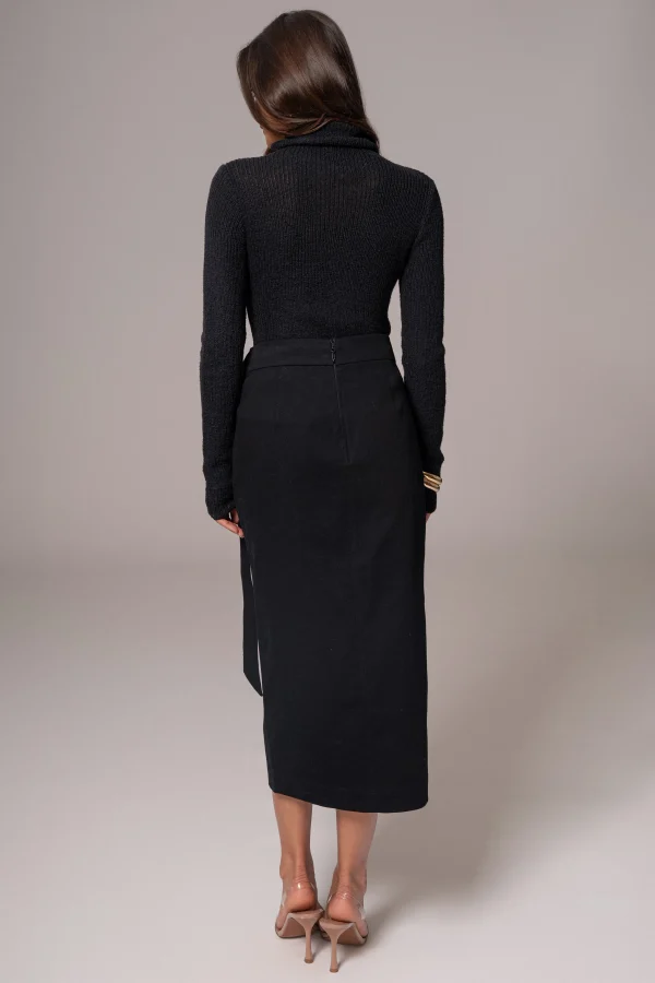 JLUXLABEL Black City Life Cargo Skirt