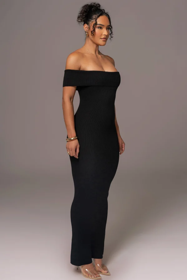 JLUXLABEL Black Custom  Maxi Dress