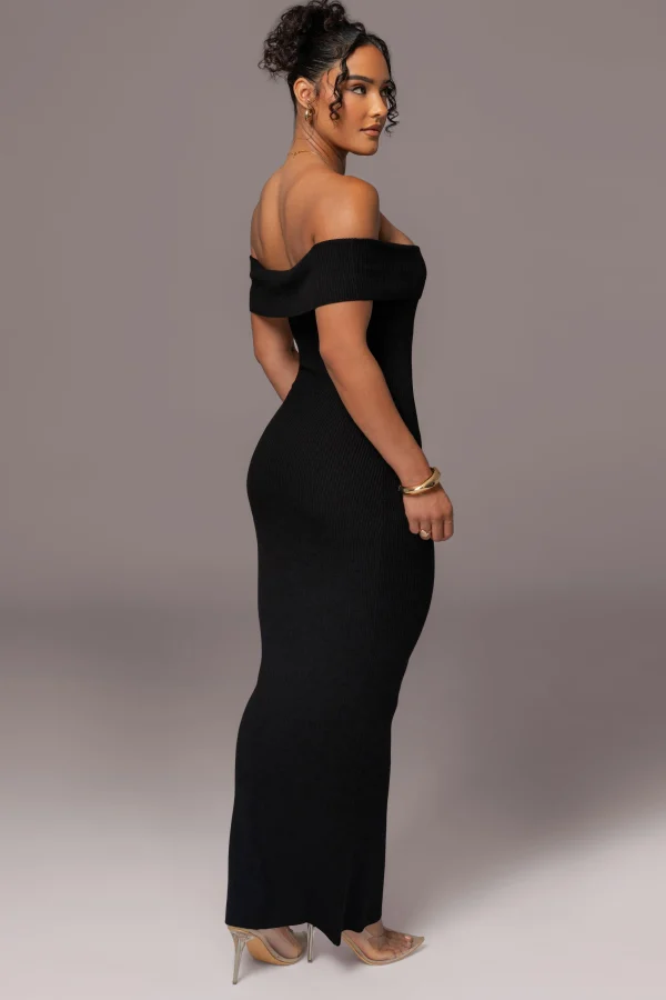 JLUXLABEL Black Custom  Maxi Dress