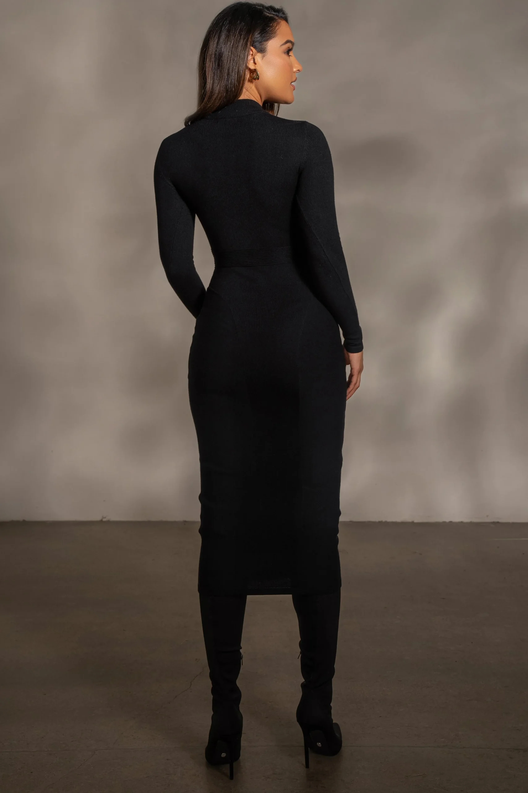 black_dakotah_midi_dress_5.webp JLUXLABEL Black Dakotah Midi Dress