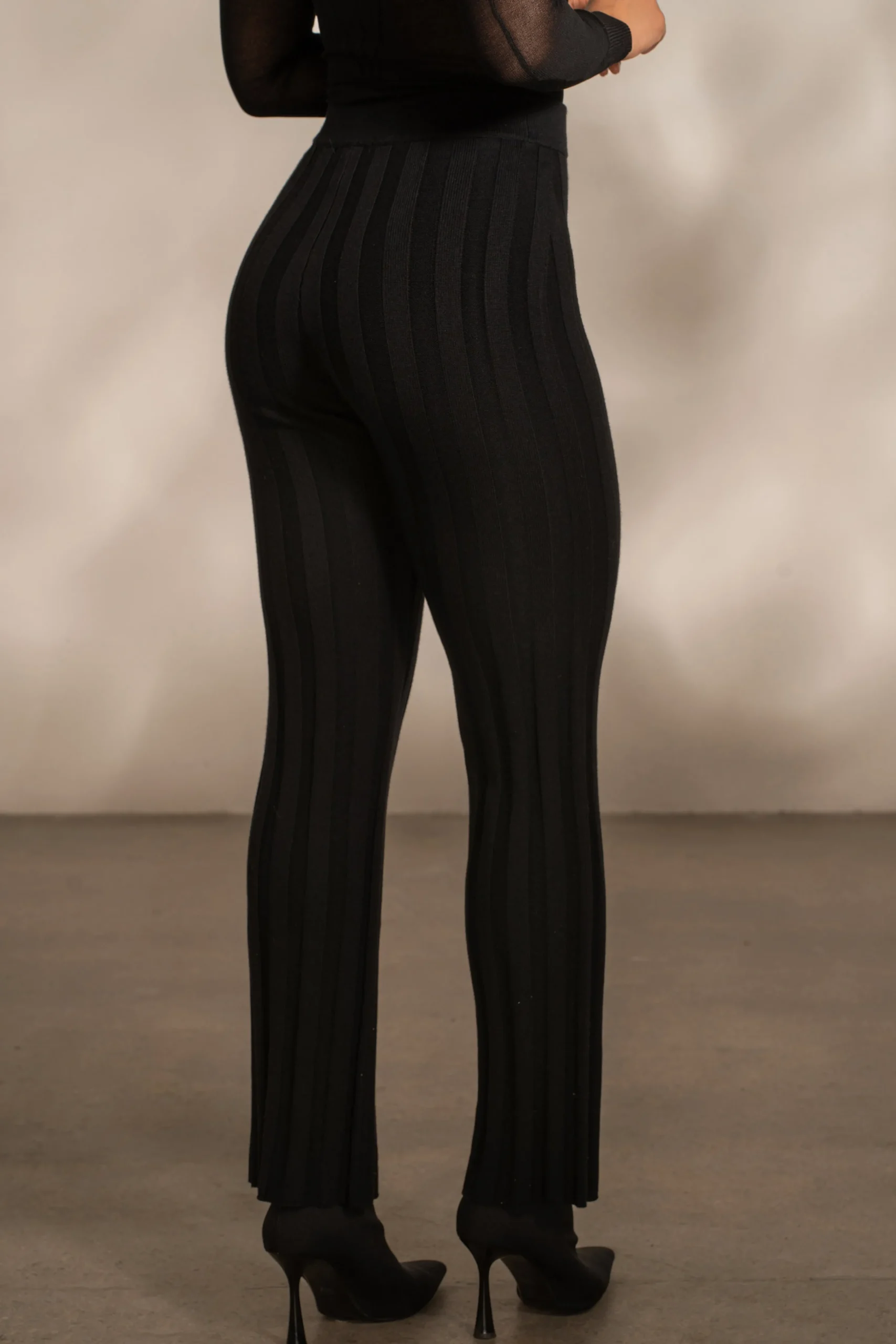 black_darcey_ribbed_pants_7.webp JLUXLABEL Black Darcey Ribbed Pants