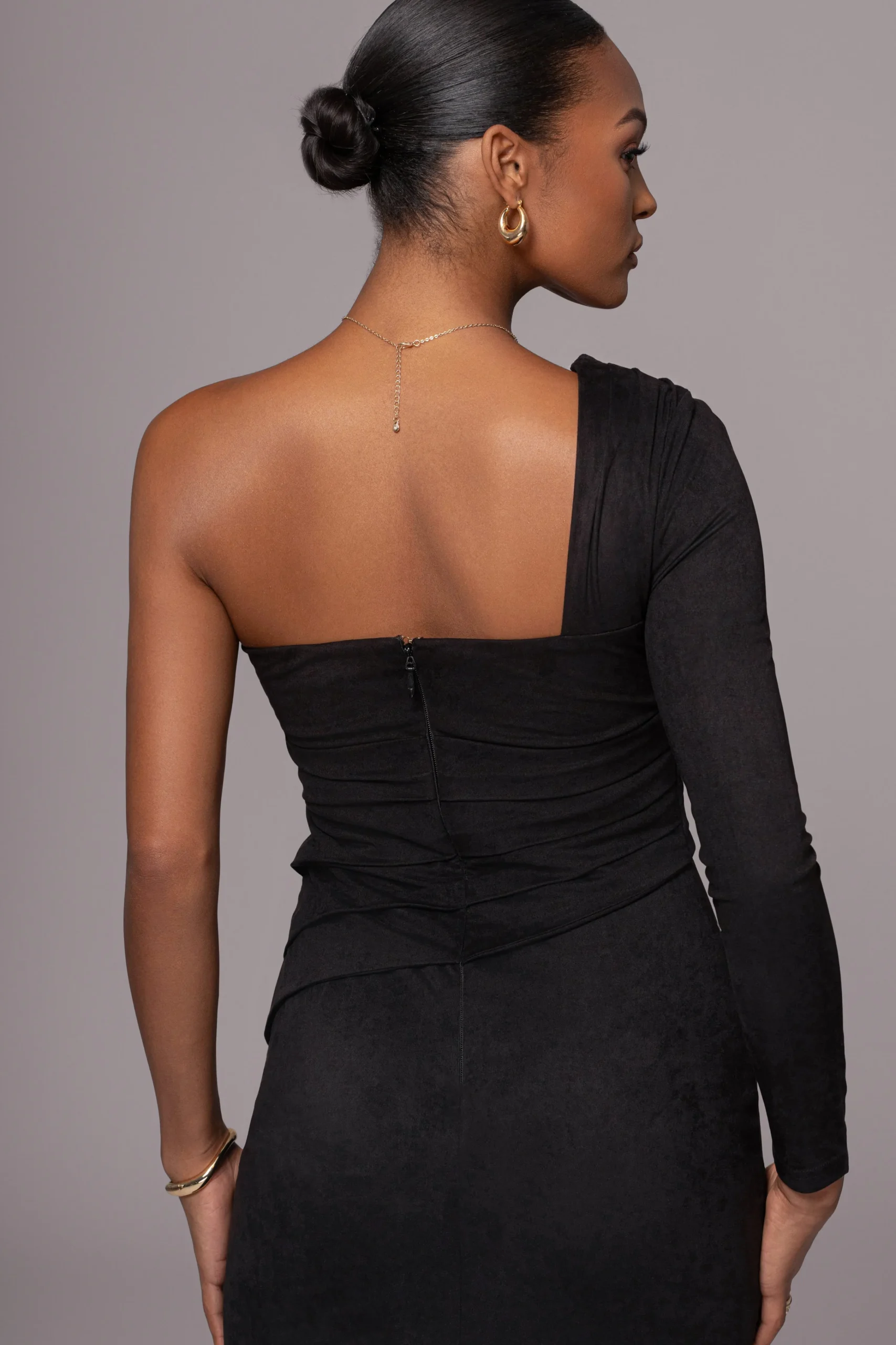 black_dayanna_suede_midi__4.webp JLUXLABEL Black Dayanna Suede Midi Dress