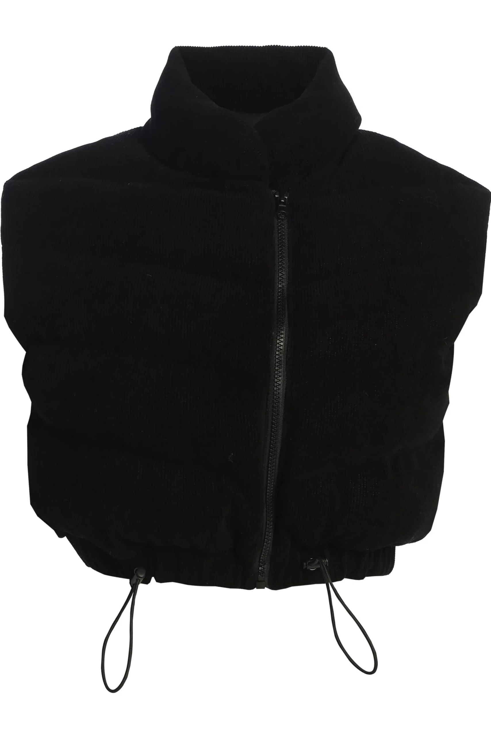 black_delma_ribbed_puffer_2.webp JLUXLABEL Black Delma Ribbed Puffer Vest