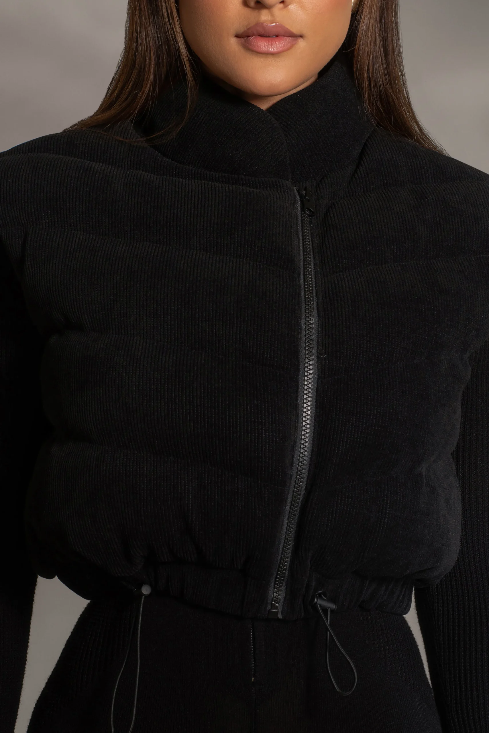 black_delma_ribbed_puffer_5.webp JLUXLABEL Black Delma Ribbed Puffer Vest