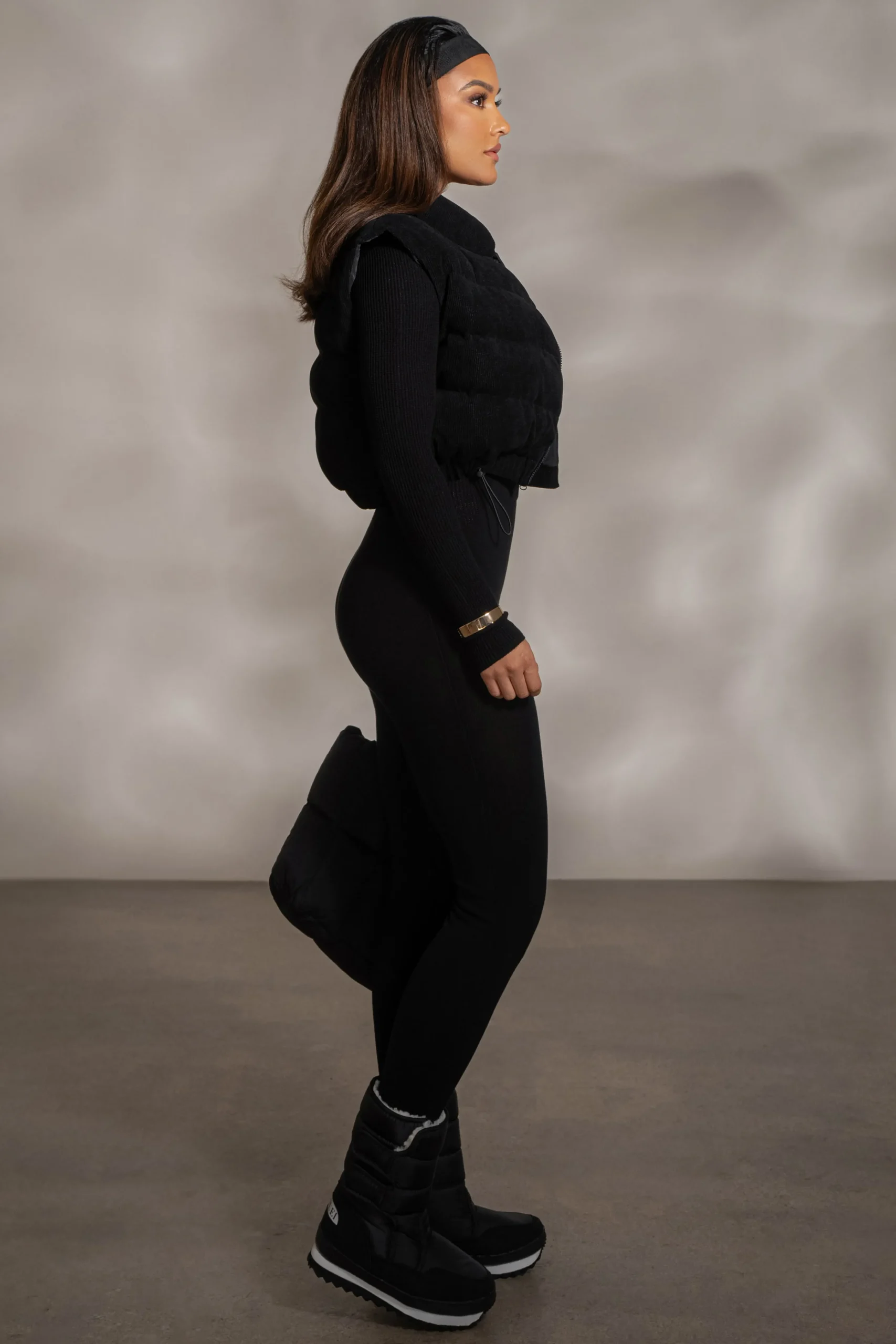 black_delma_ribbed_puffer_9.webp JLUXLABEL Black Delma Ribbed Puffer Vest