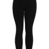 JLUXLABEL Black Effortless Knit Leggings