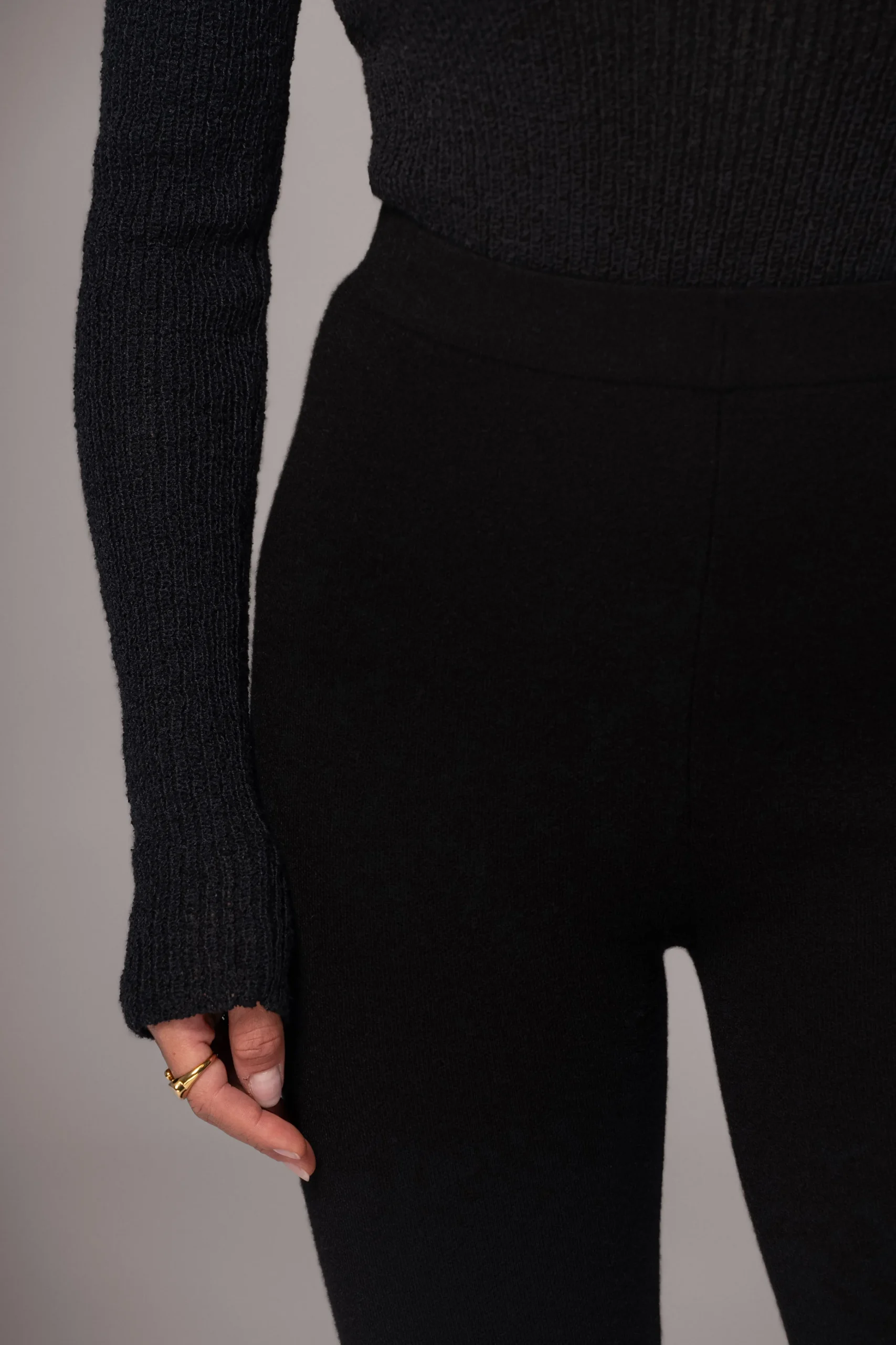black_effortless_knit_leg_4.webp JLUXLABEL Black Effortless Knit Leggings