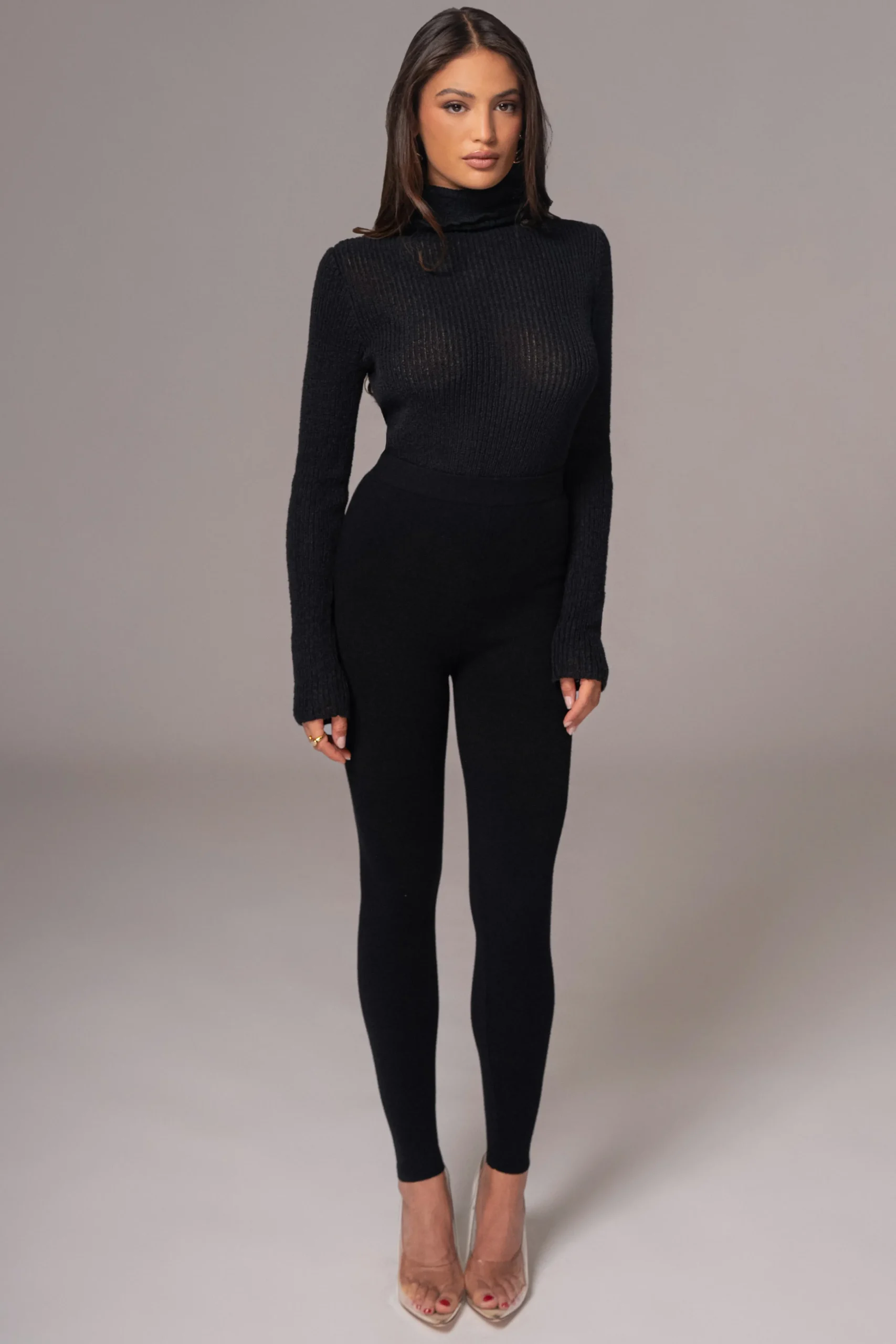 black_effortless_knit_leg_5.webp JLUXLABEL Black Effortless Knit Leggings